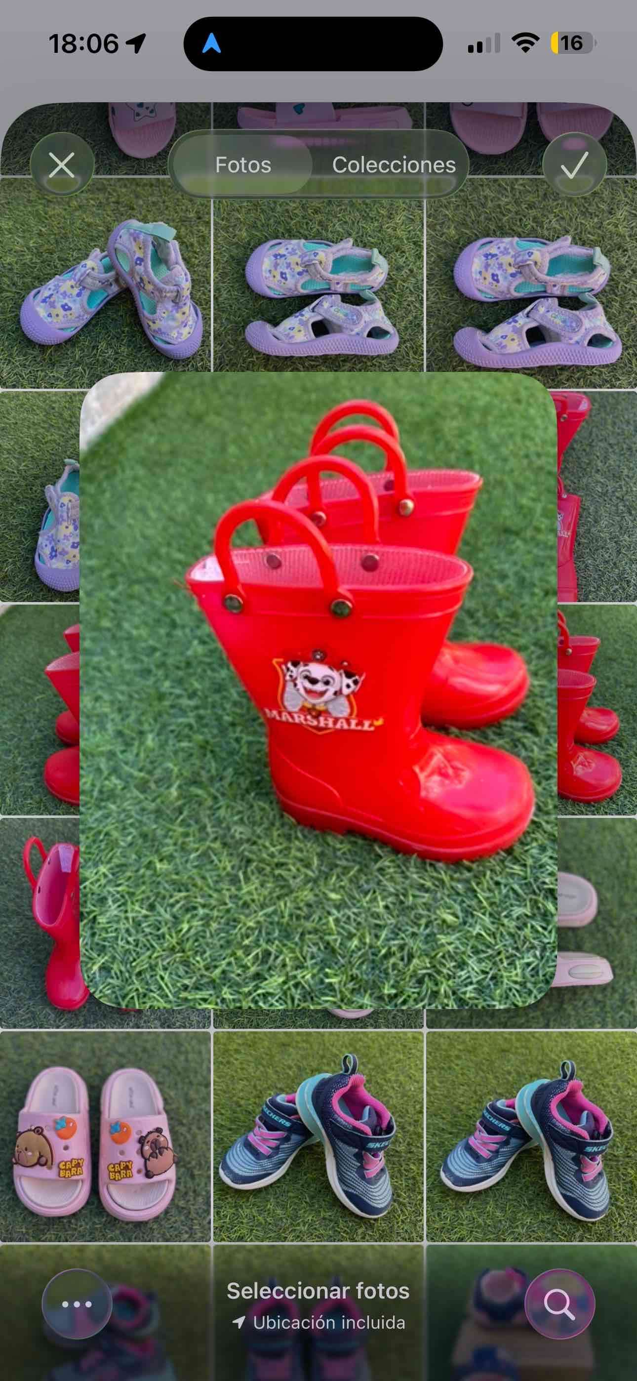 Botas de goma rojas para niñ@s