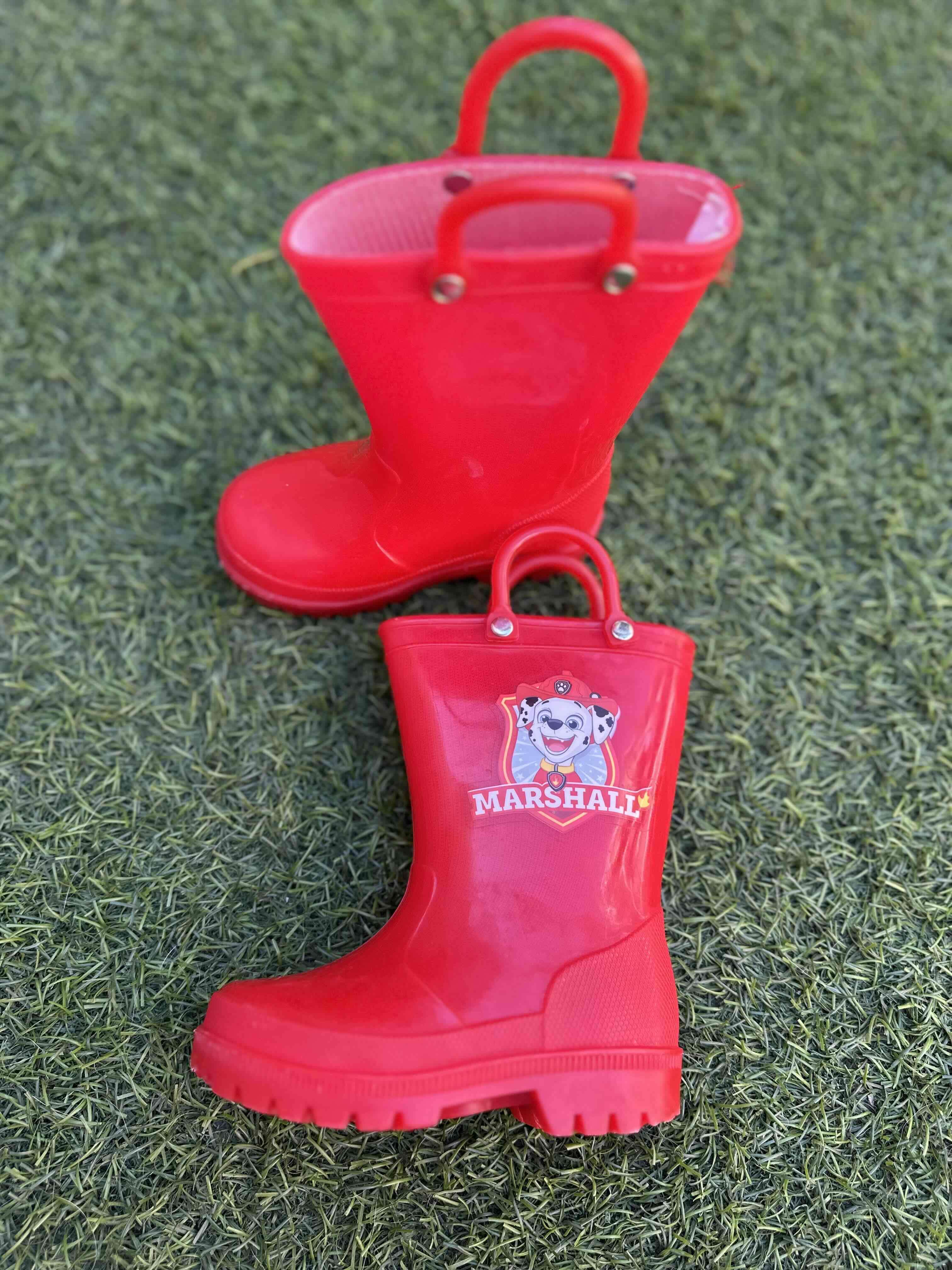 Botas de goma rojas para niñ@s - miniatura 3