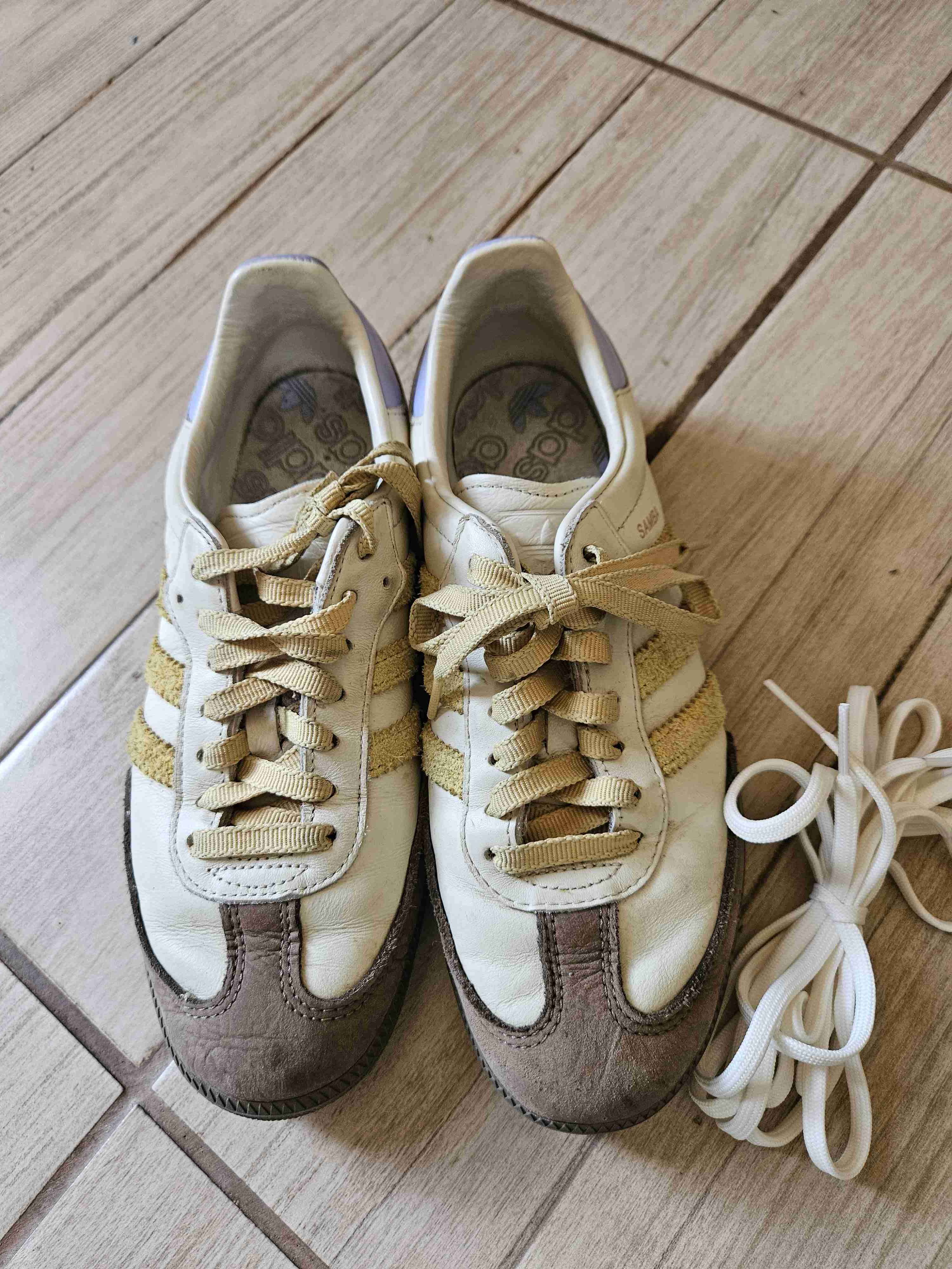 Zapatillas Adidas Samba blancas - miniatura 3