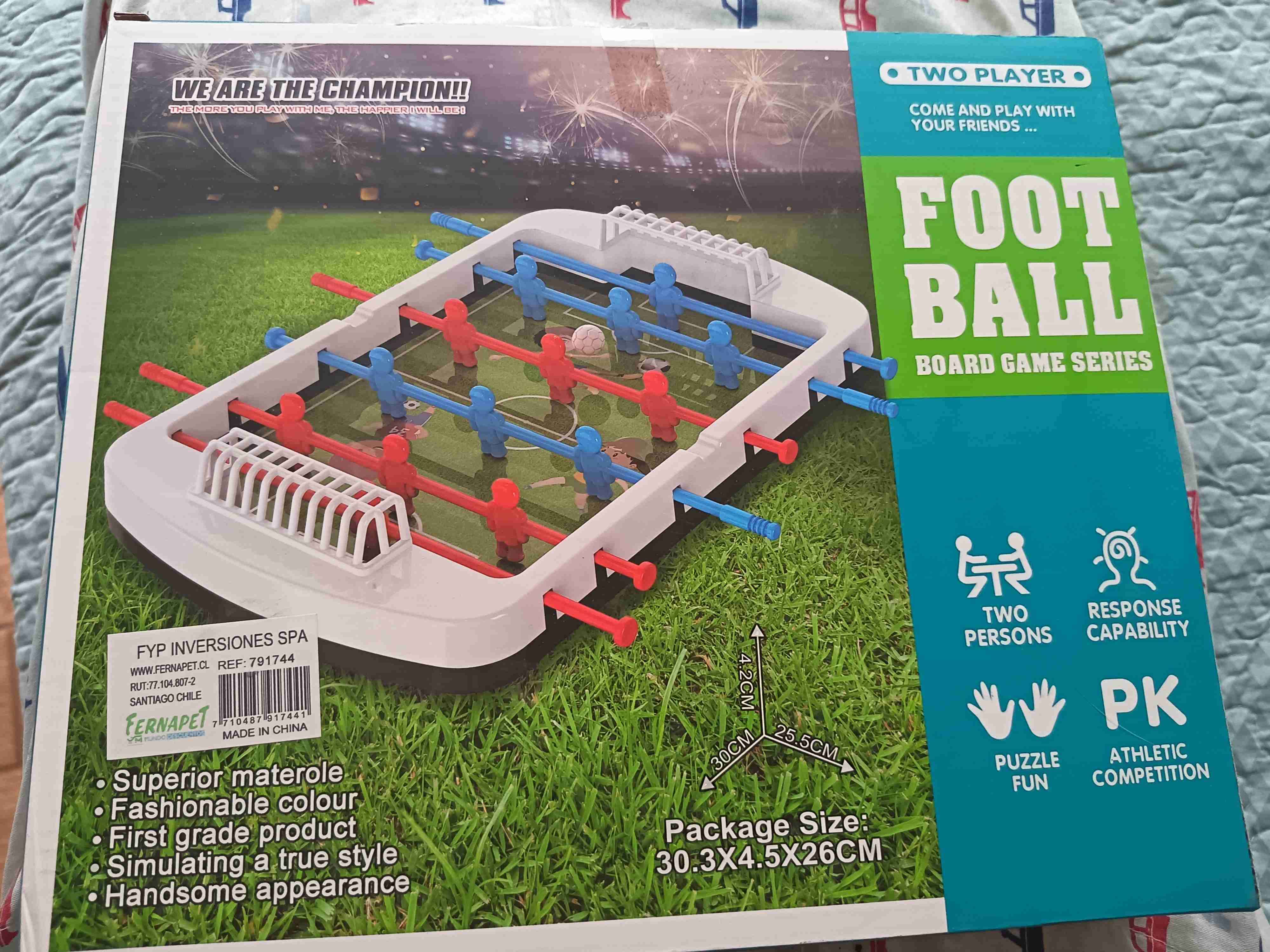 Juego de mesa futbolito infantil - miniatura 2