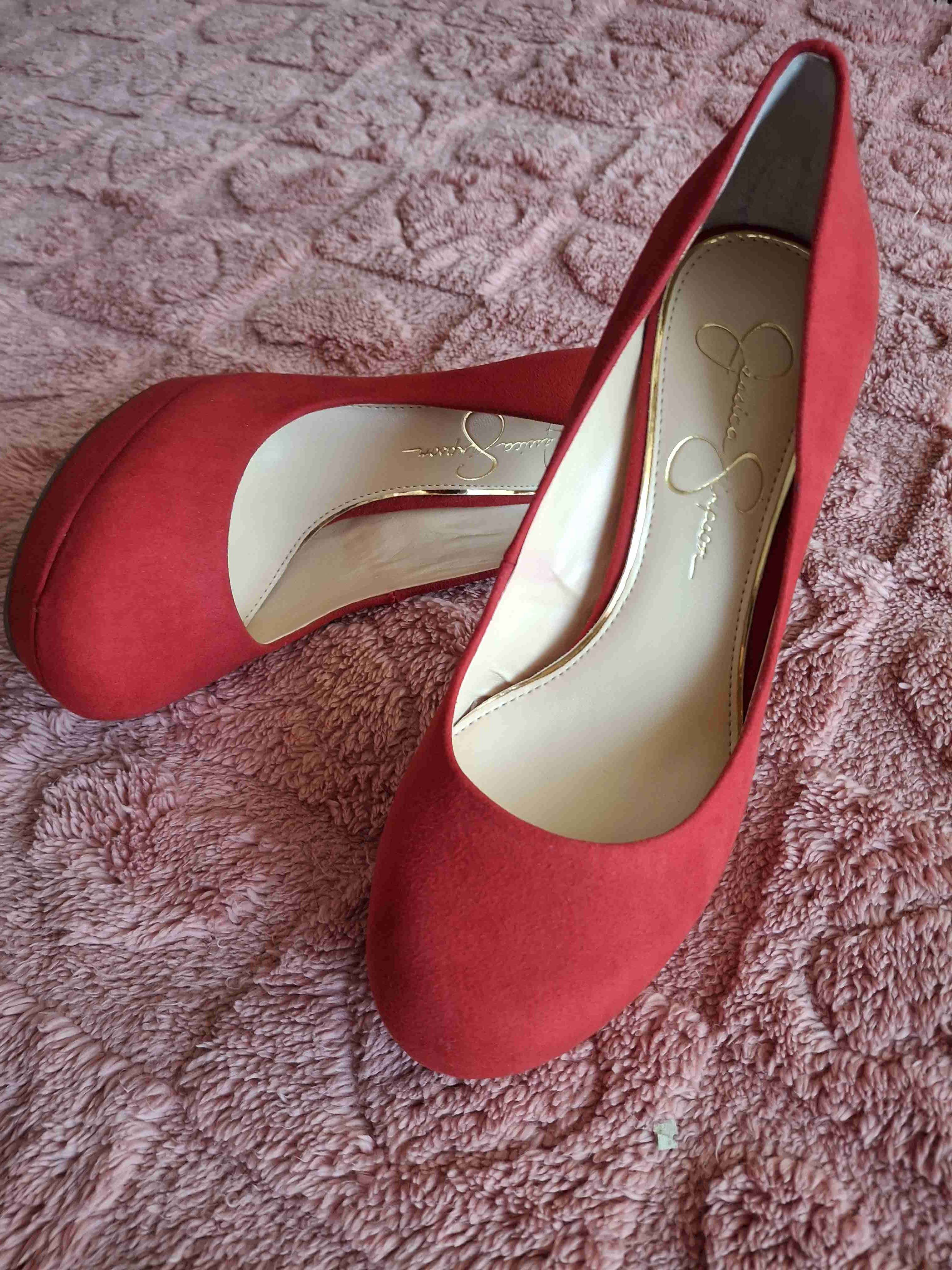 Tacones rojos Jessica Simpson 36.5