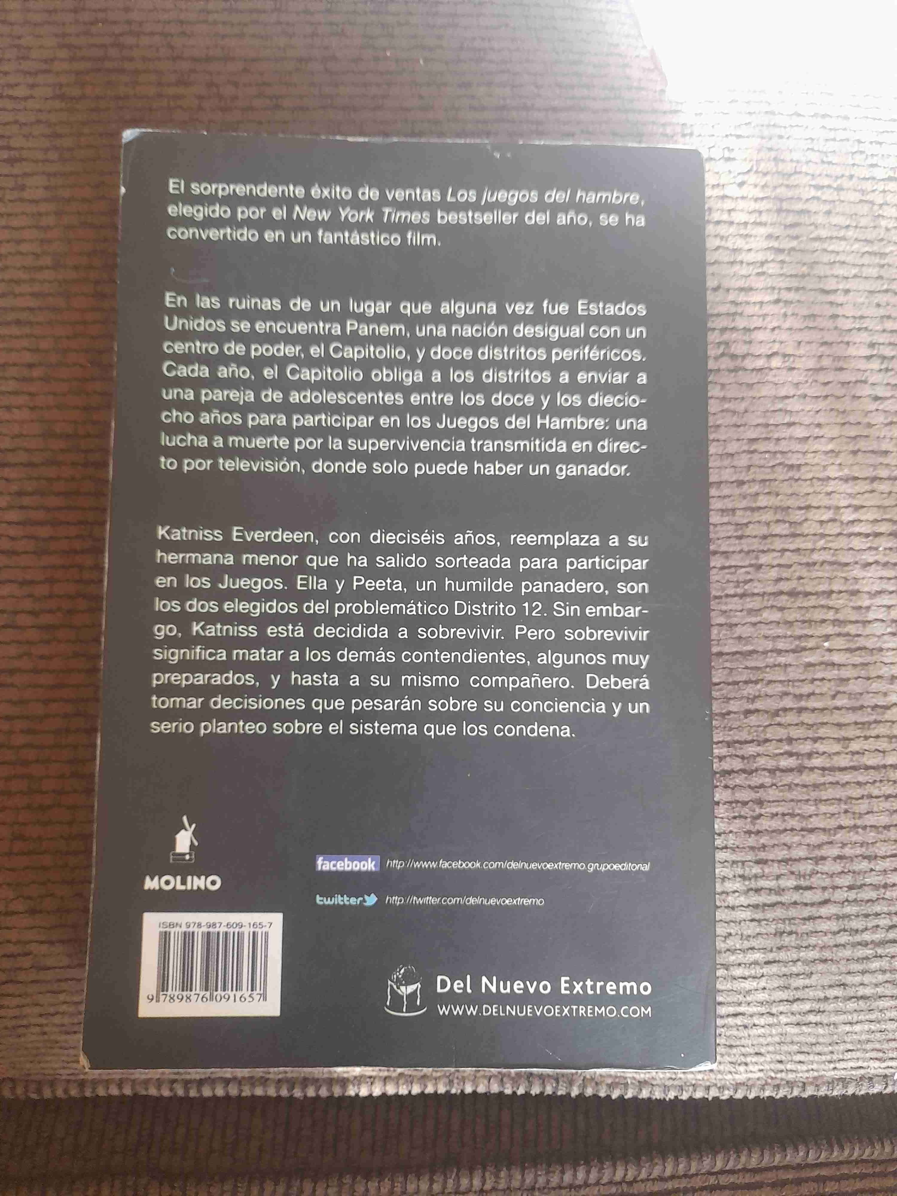 Libro 'Los Juegos del Hambre' - miniatura 2