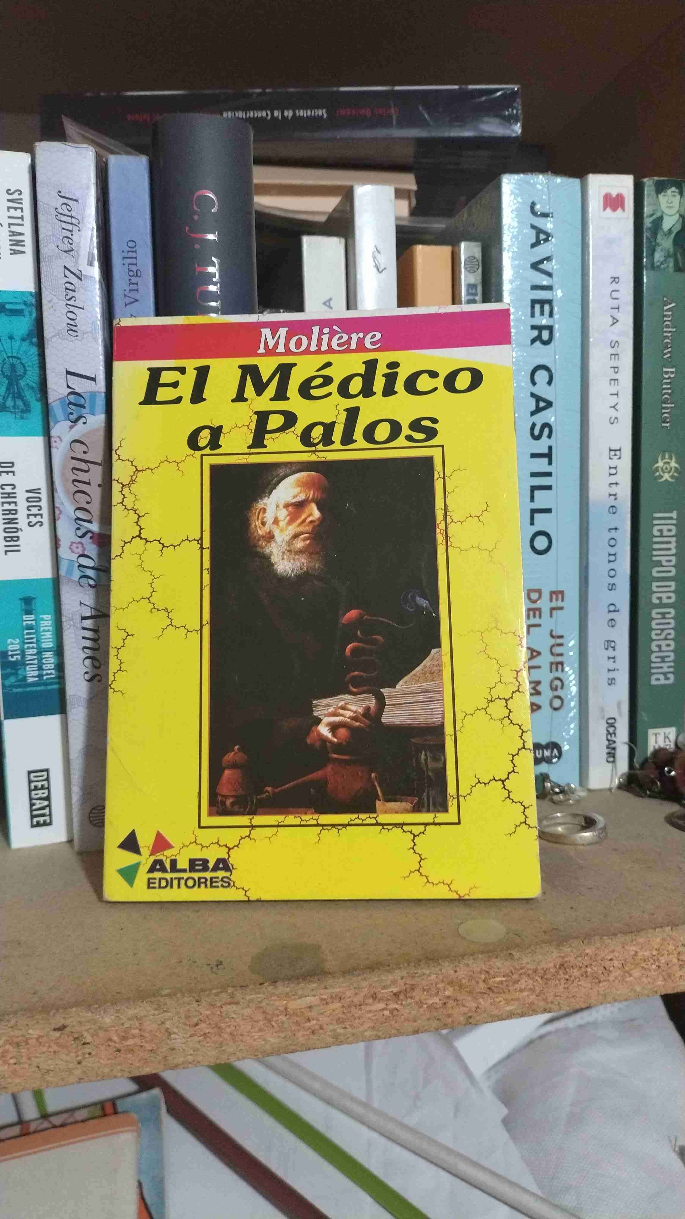 Libro 'El Médico a Palos' de Molière