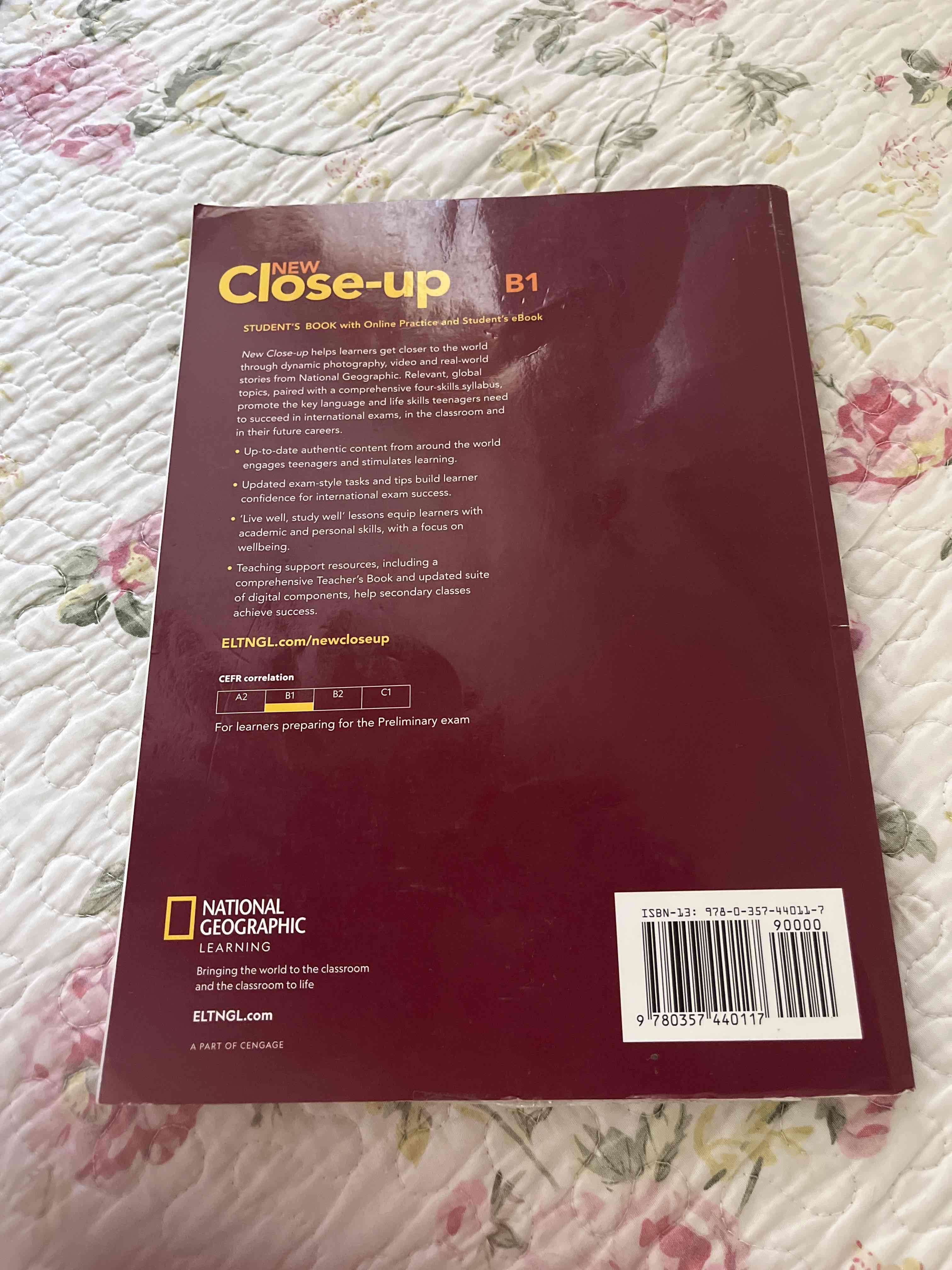 Libro New Close-up B1 national geographic - miniatura 2