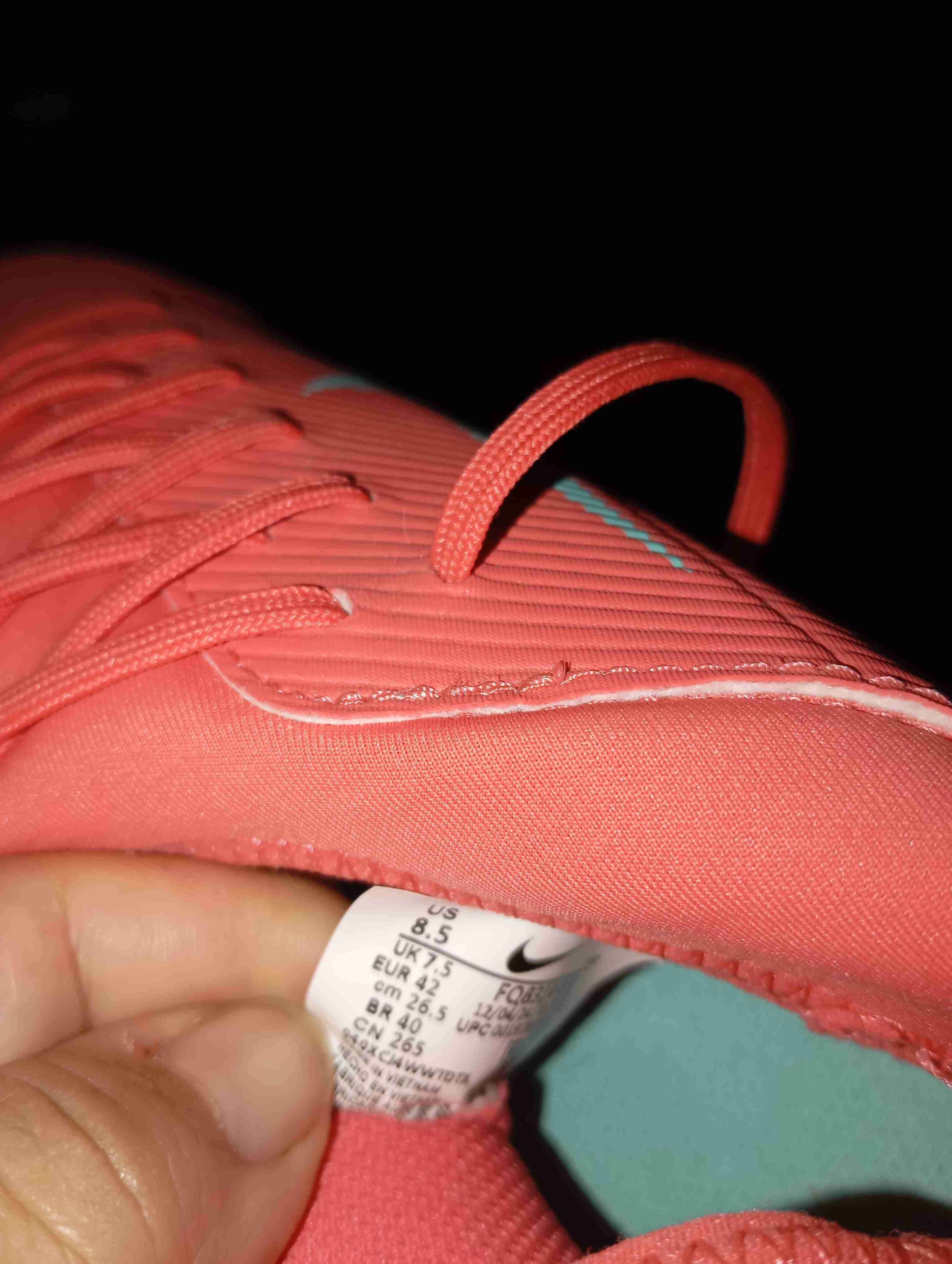 Botines de fútbol rojos Nike - miniatura 3