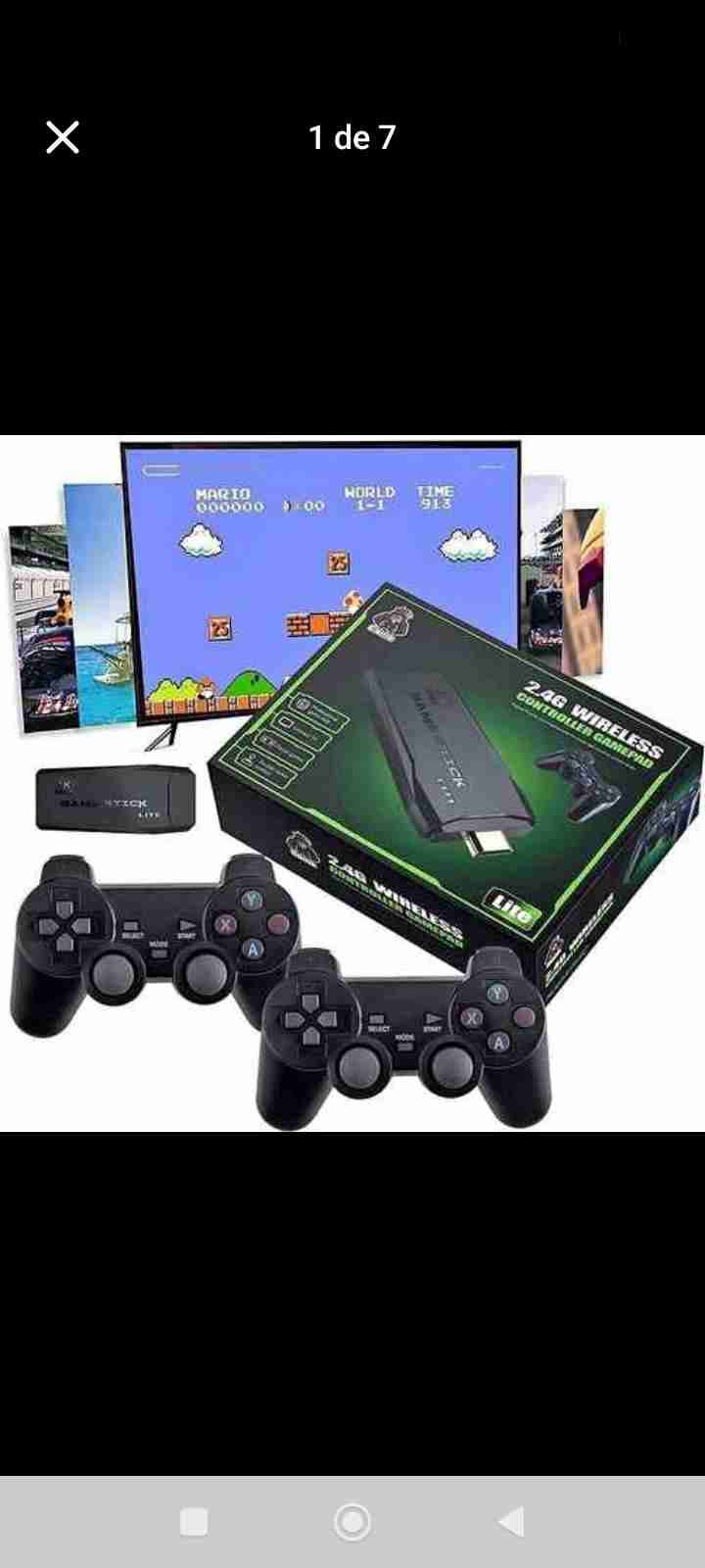 Consola retro HDMI con controles