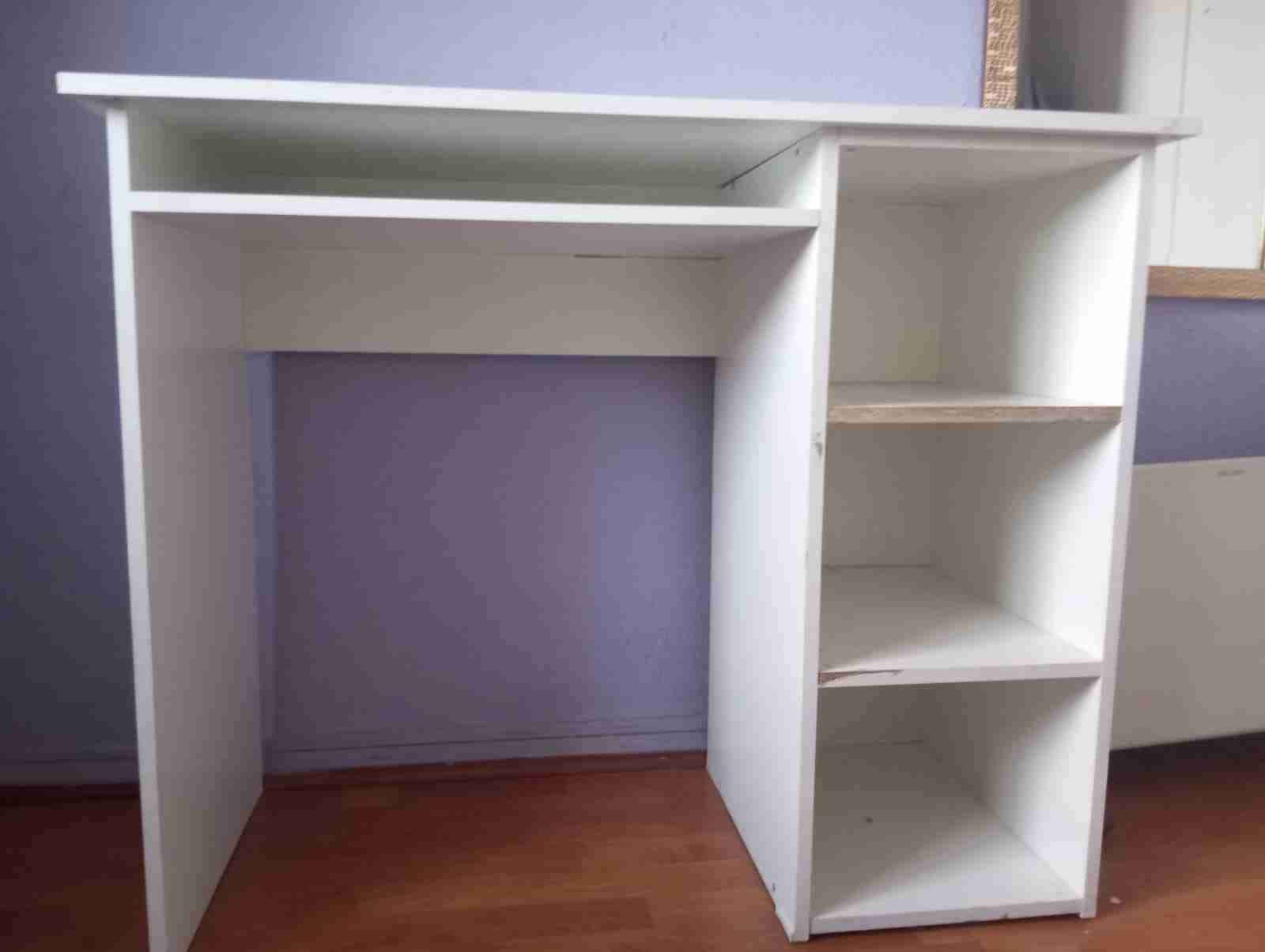 Escritorio blanco compacto - miniatura 2