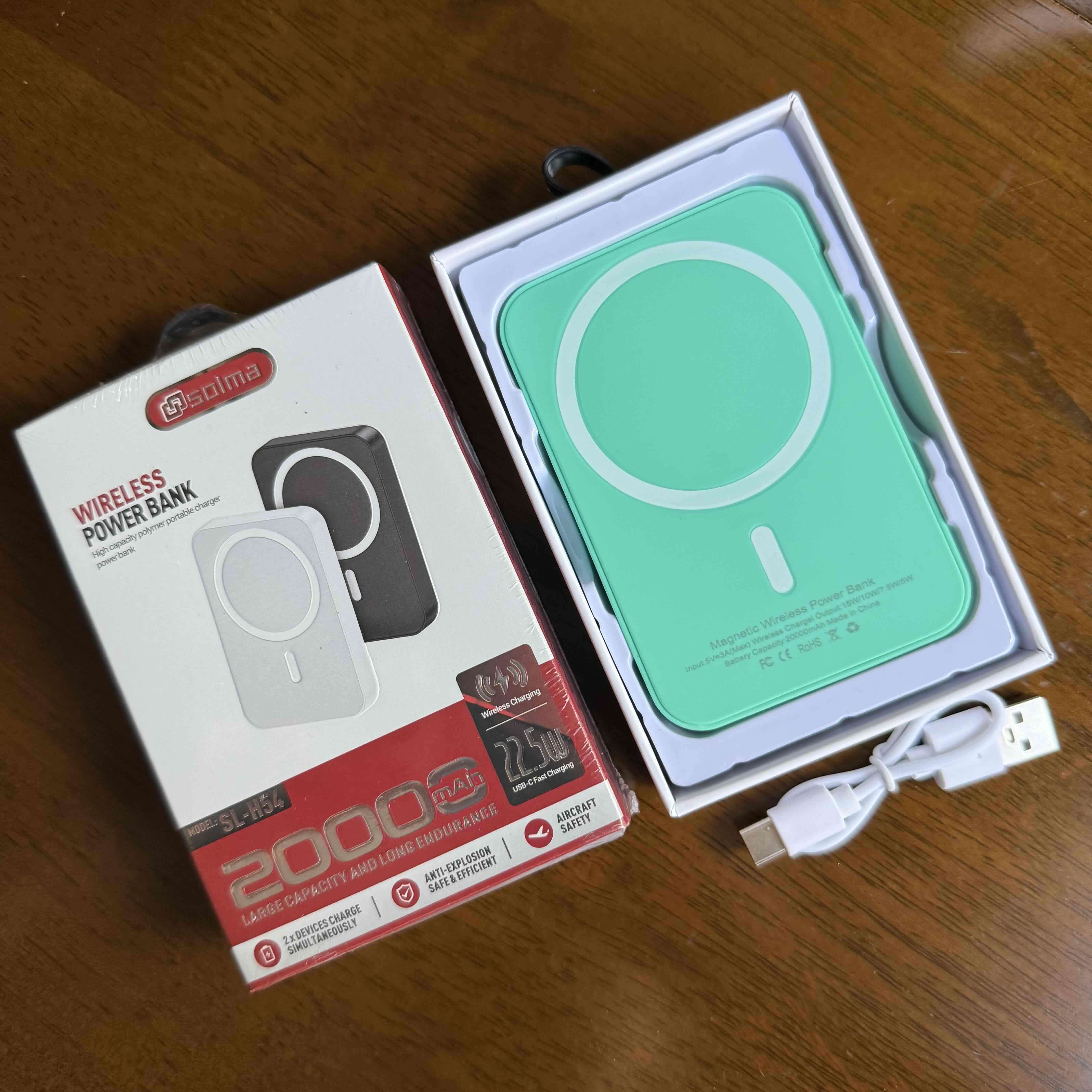 Batería externa inalámbrica 20000mAh - miniatura 2