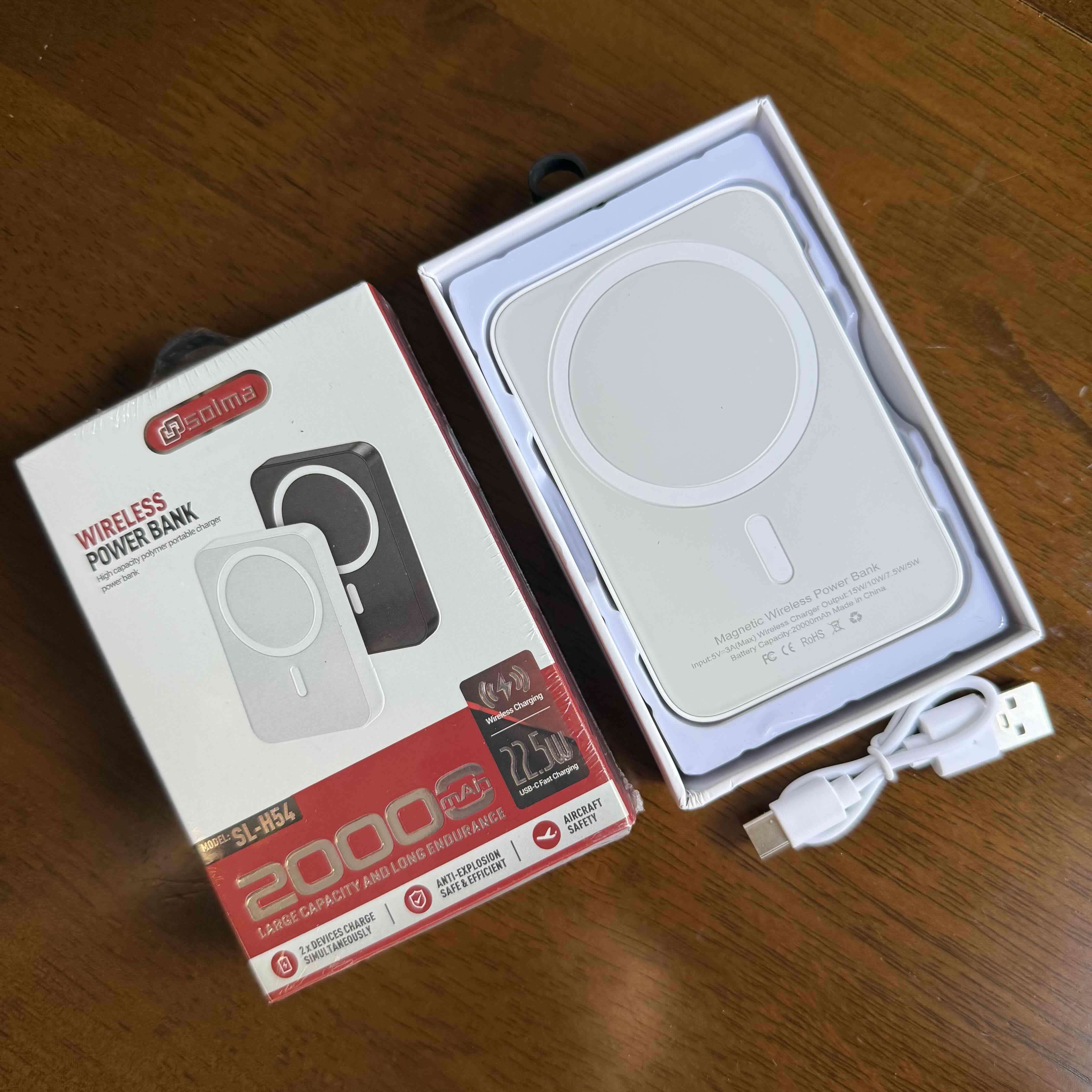 Batería externa inalámbrica 20000mAh - miniatura 4