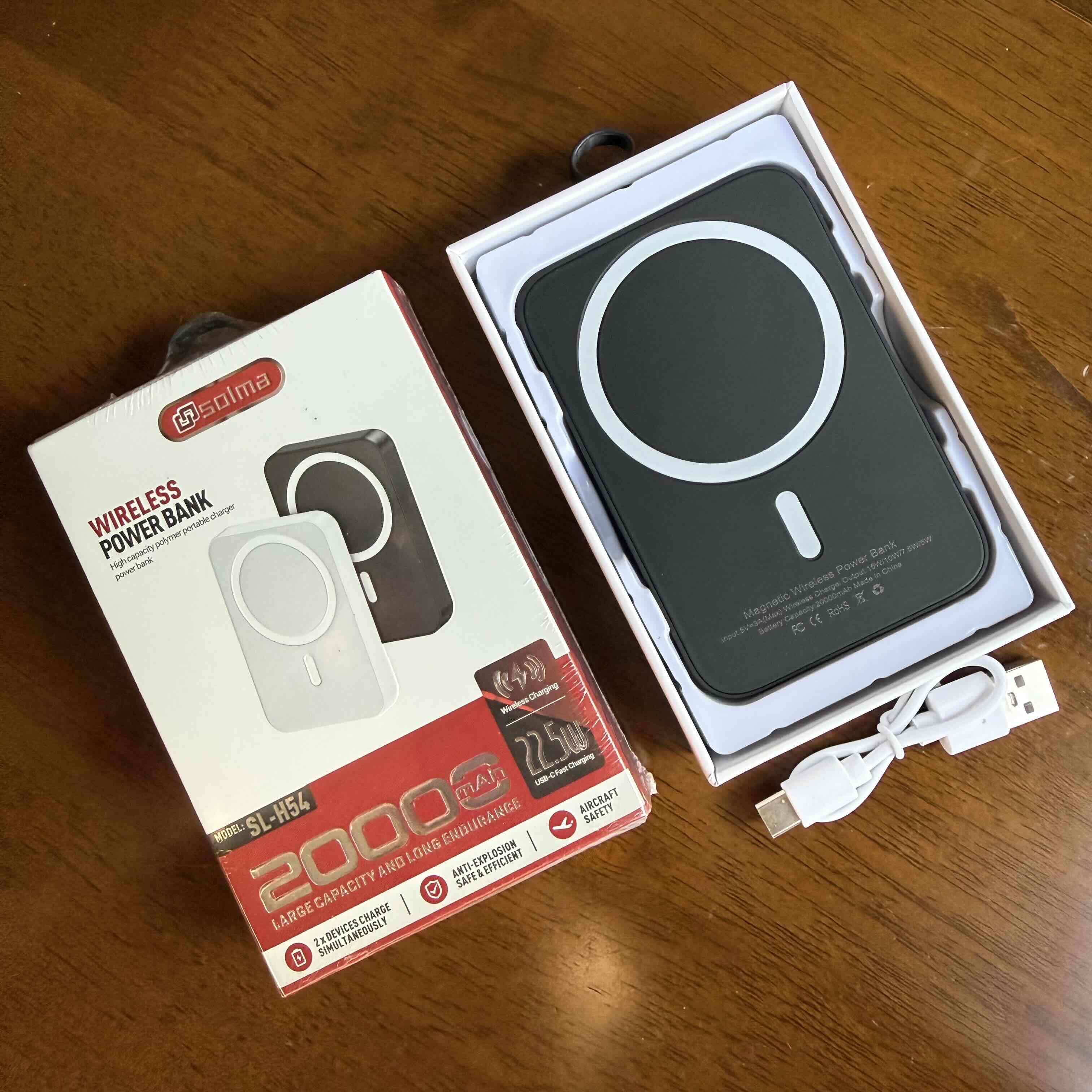 Batería externa inalámbrica 20000mAh - miniatura 5