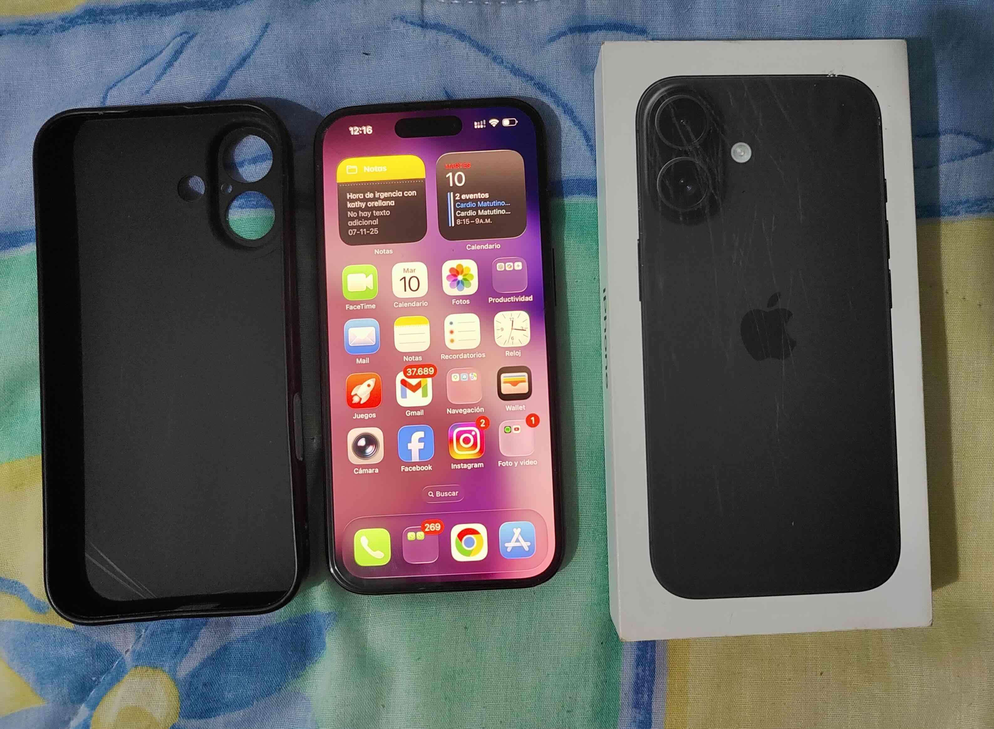 iPhone 16 128GB en excelente estado 98%