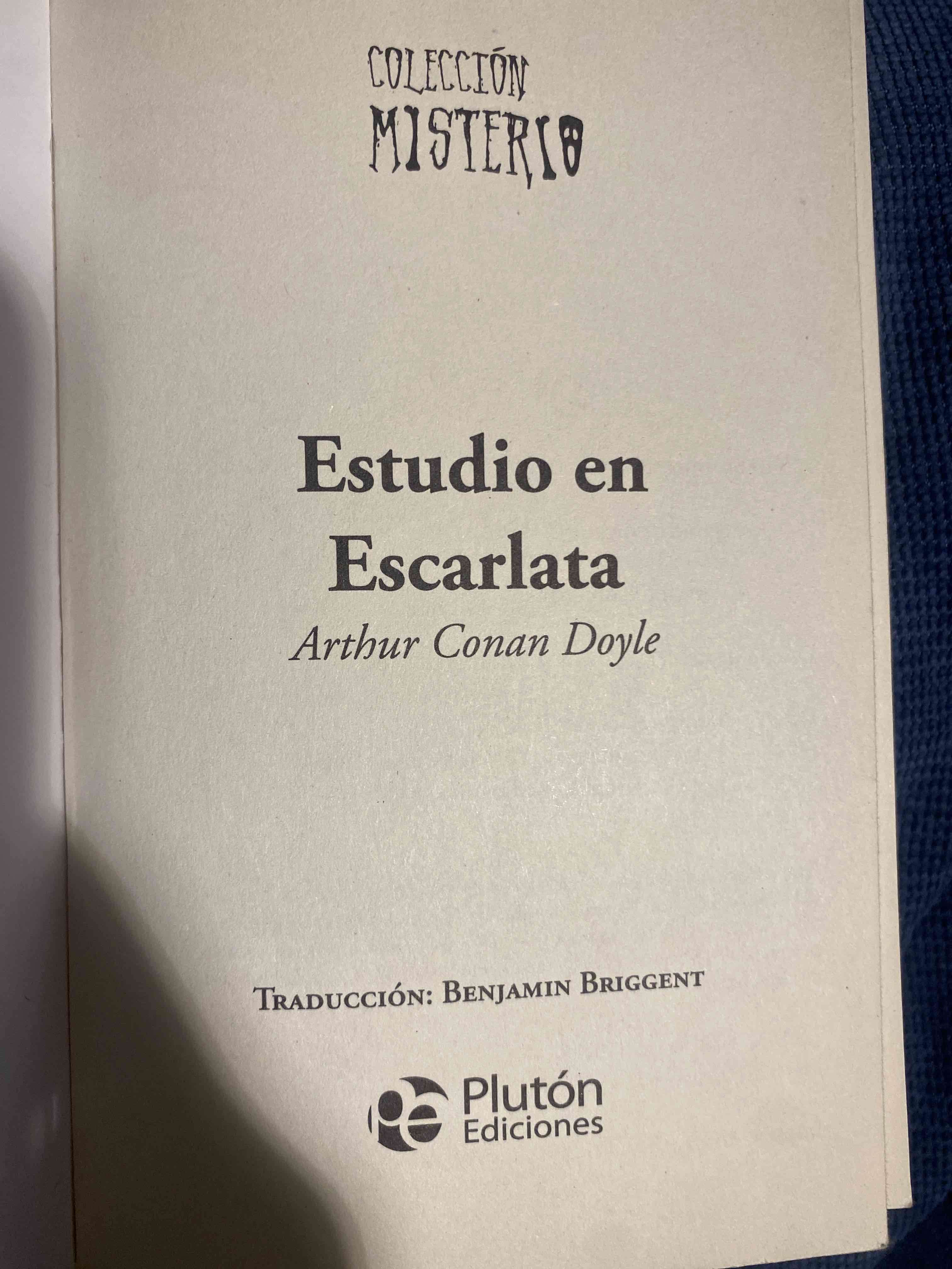 Libro 'Estudio en Escarlata' - miniatura 3