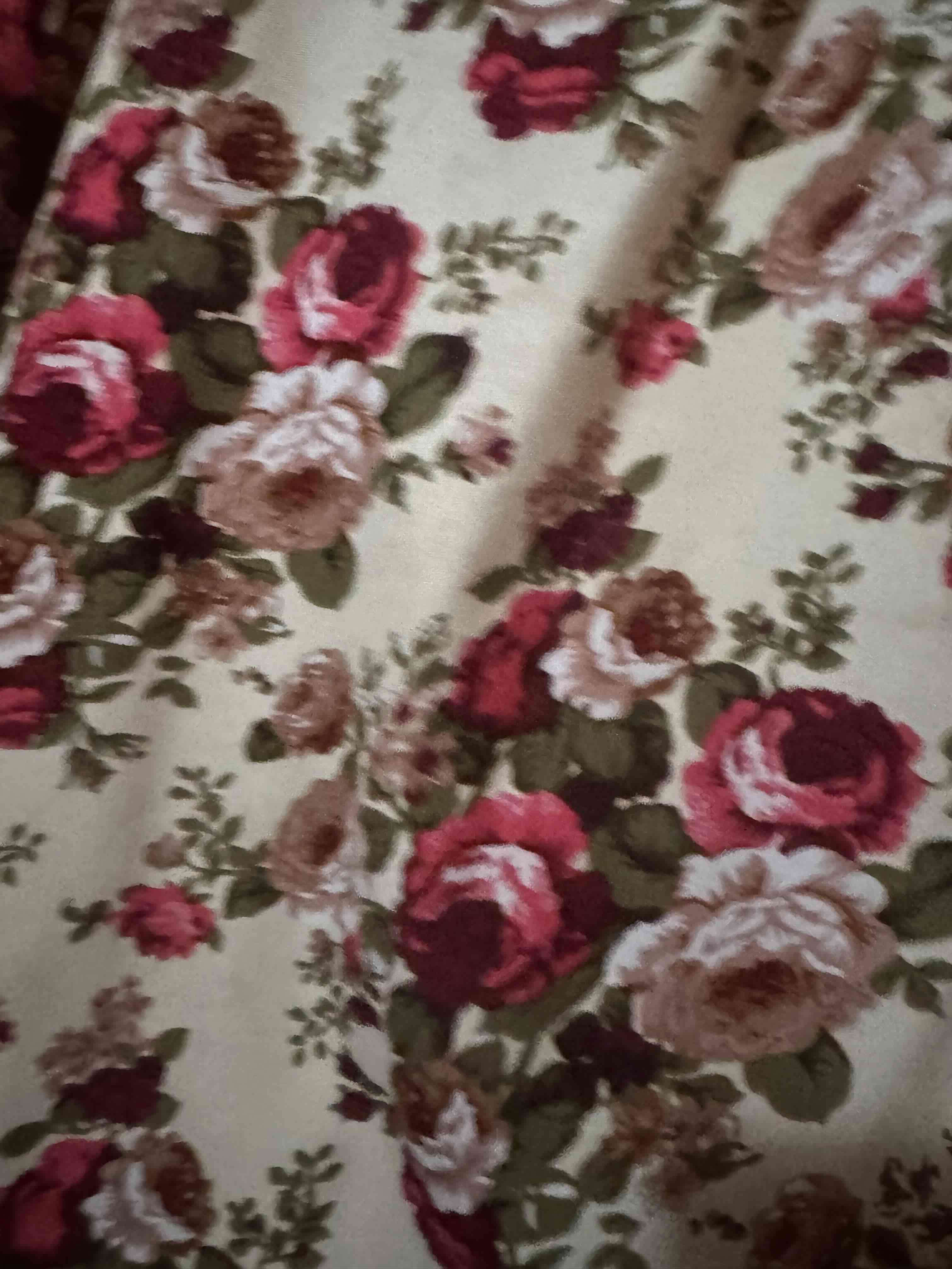 Vestido blanco con falda floral bailes escolares - miniatura 3