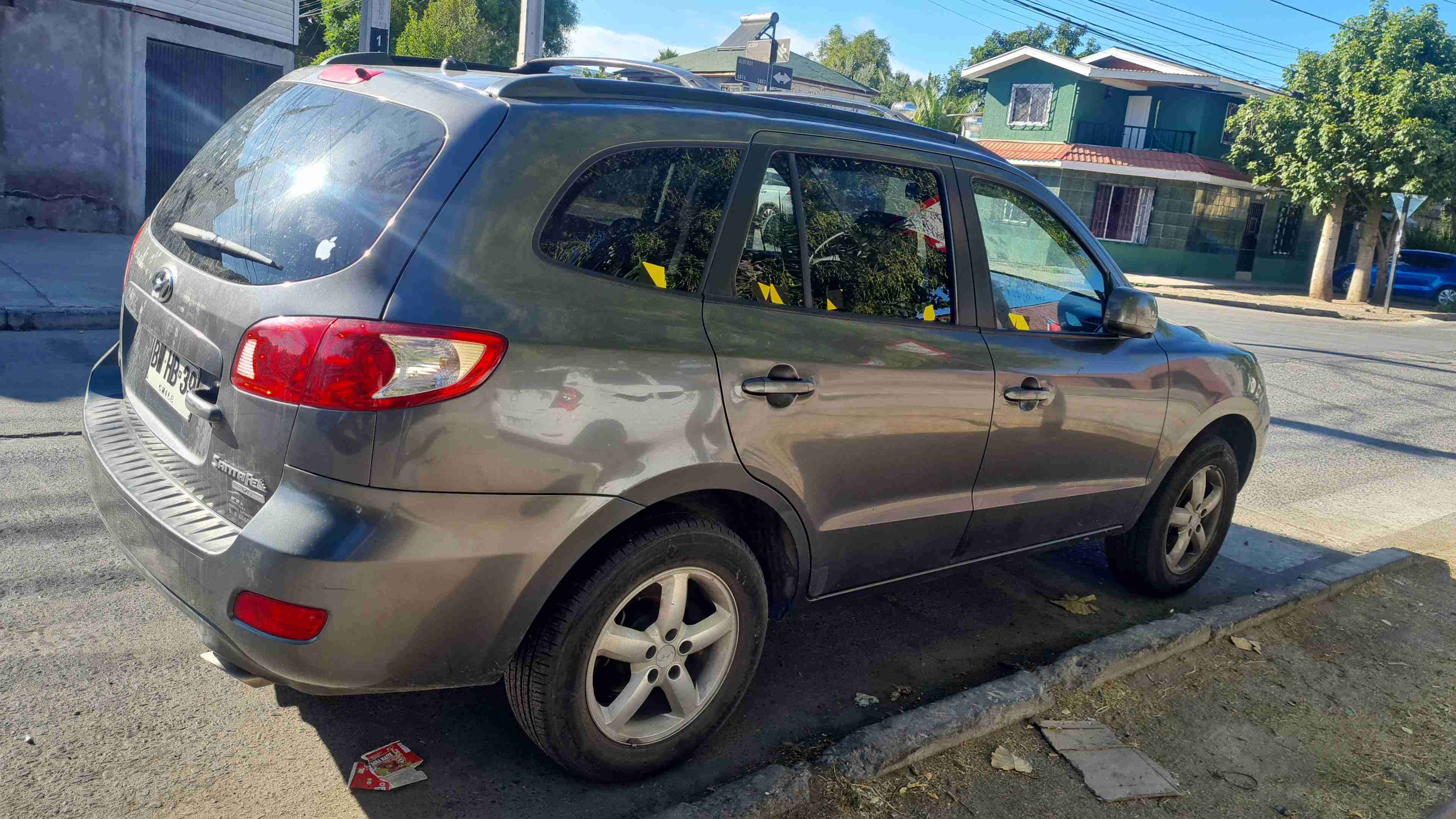 SUV Hyundai Santa Fe gris2009 2.7 v6 - miniatura 3