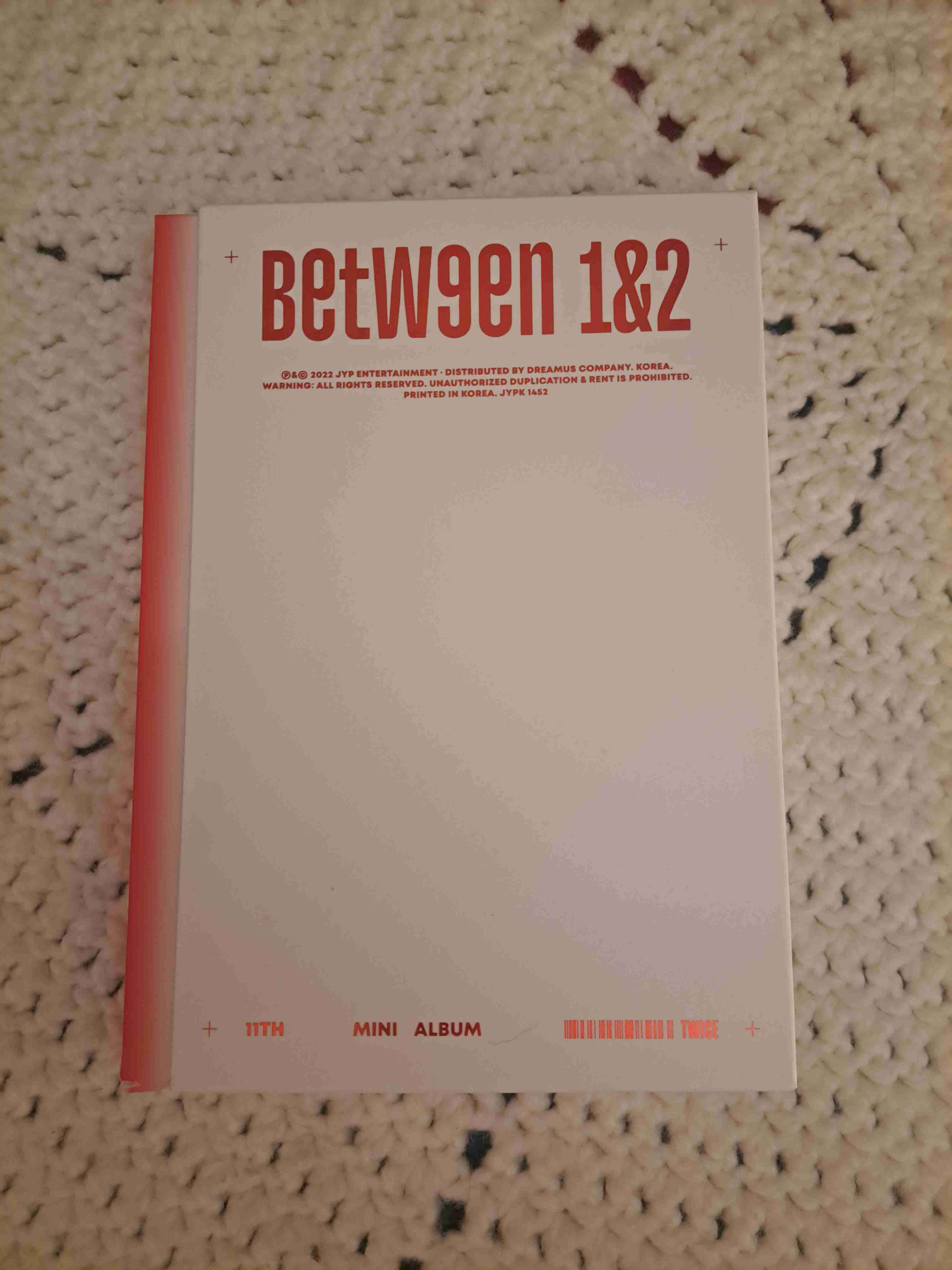 Álbum Between 1&2 de Twice