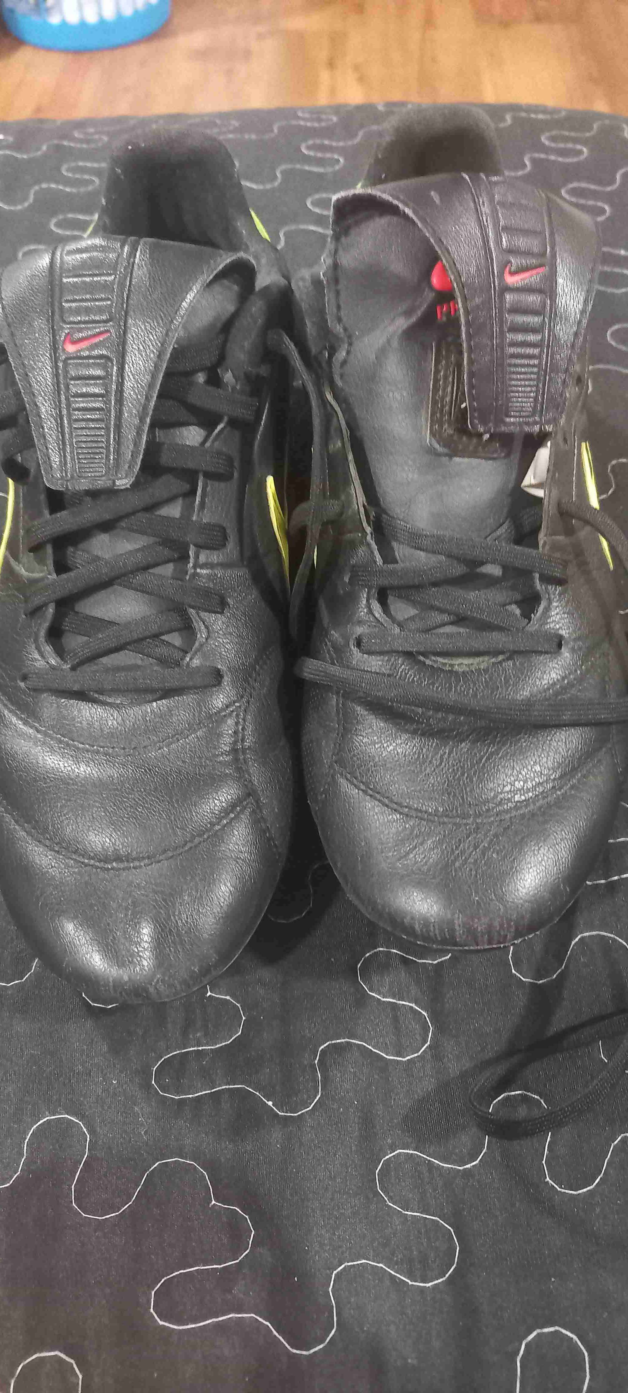 Zapatillas fútbol  Nike Premier negro y amarillo - miniatura 2