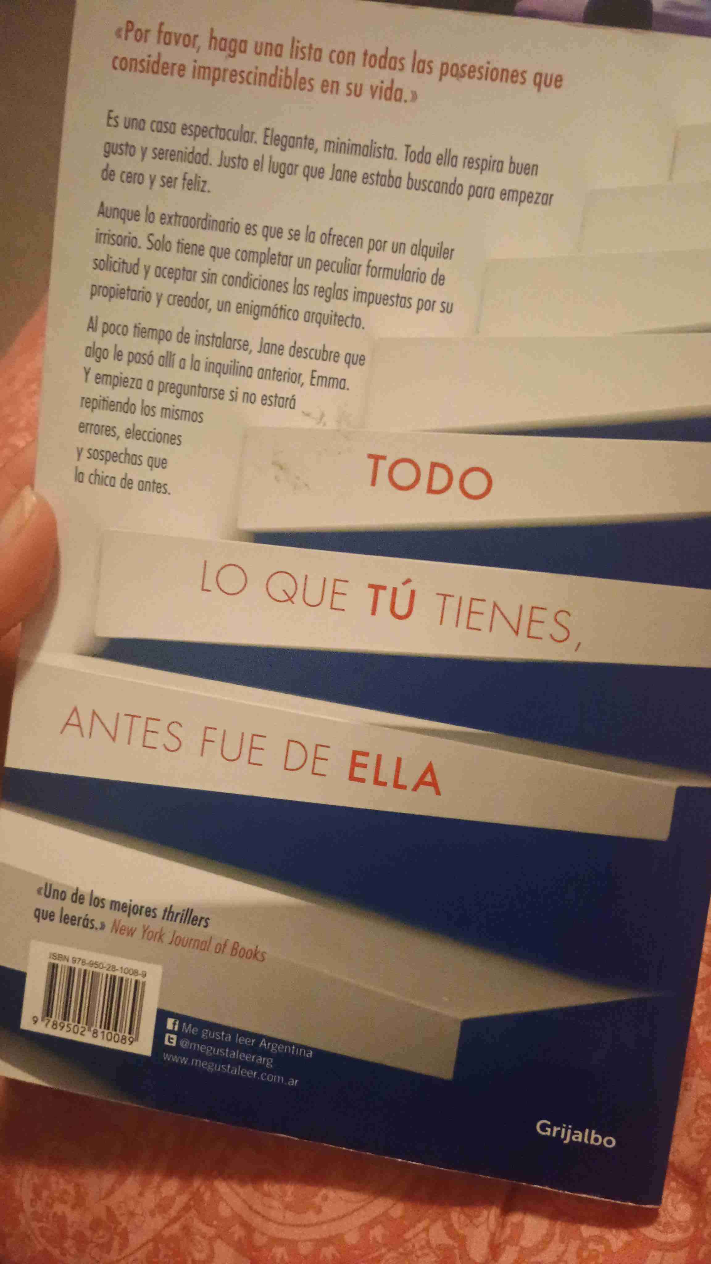 Libro 'La Chica de Antes' de J.P. Delaney - miniatura 2