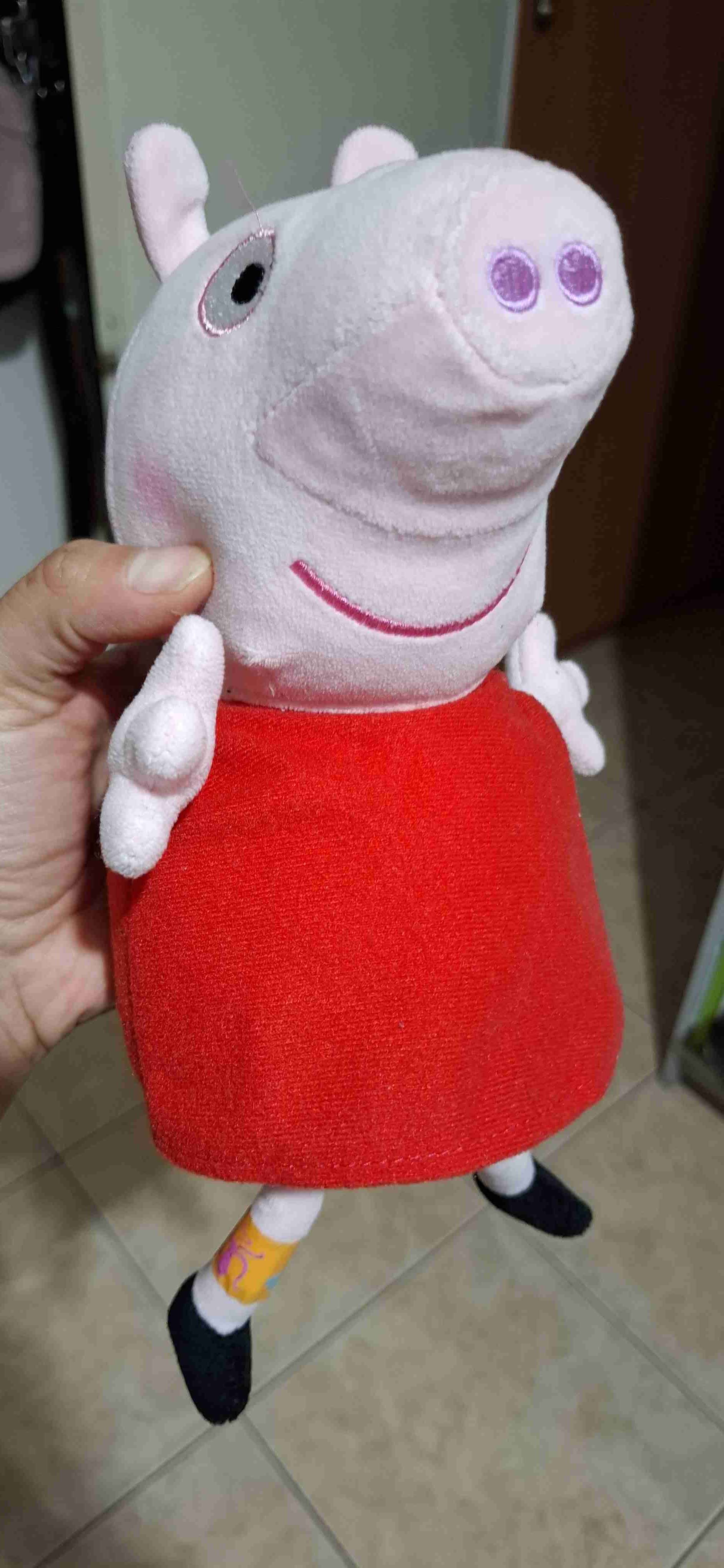 Peluche Peppa Pig vestido rojo