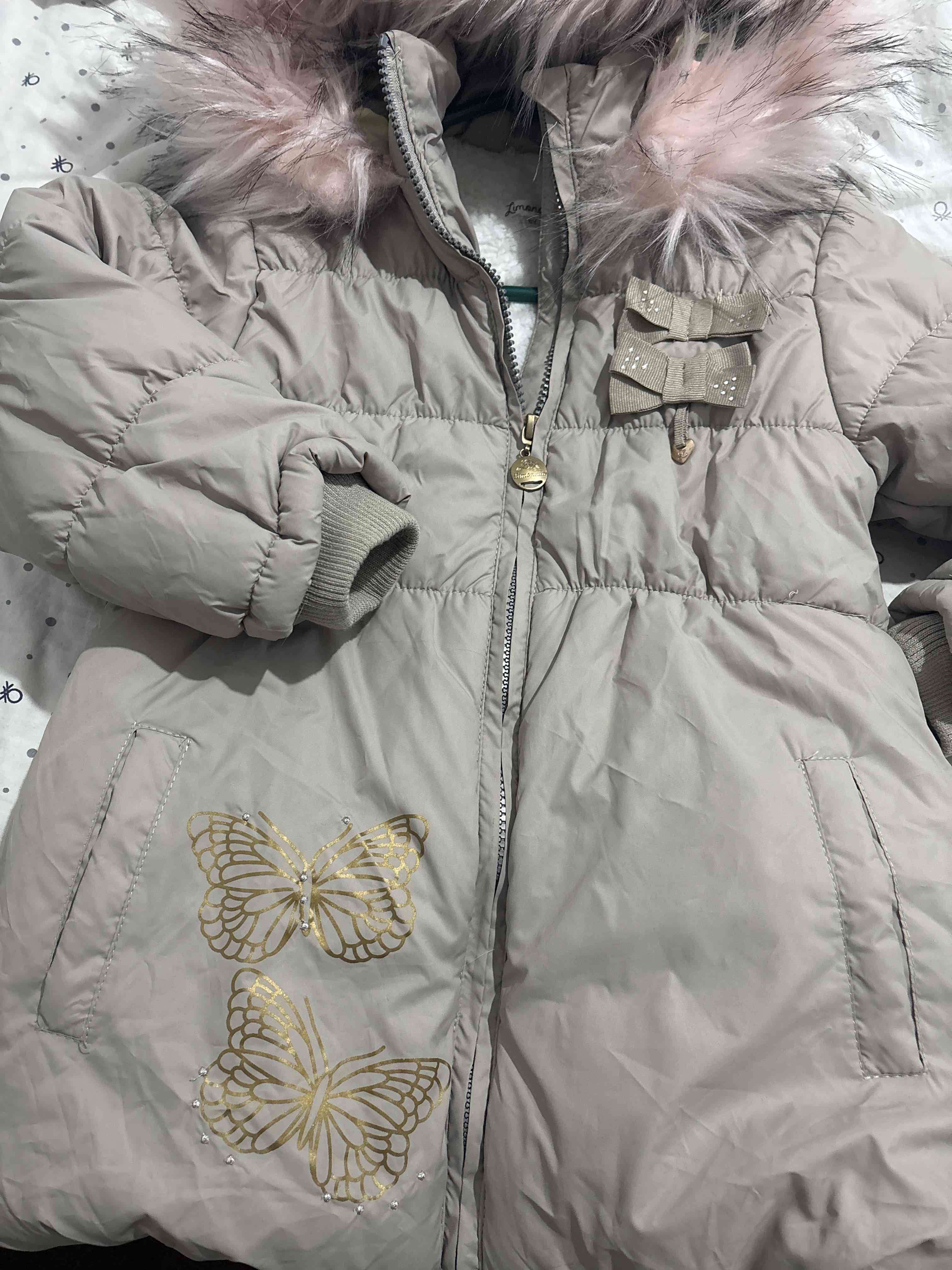 Abrigo con capucha y pelo suave - miniatura 3