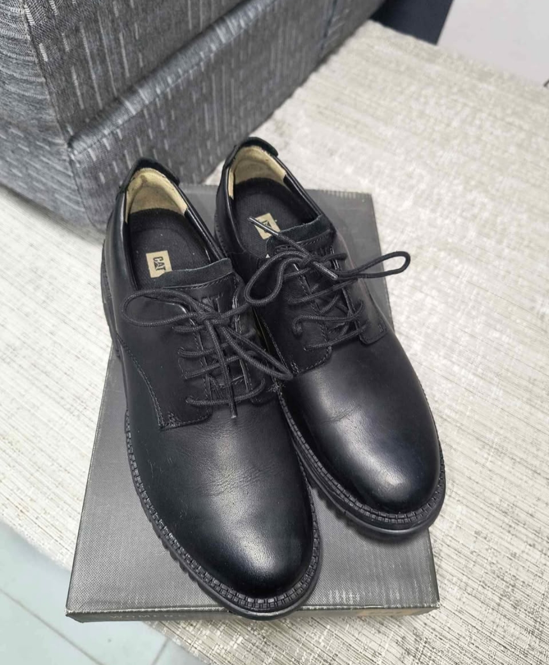 Zapatos formales negros CAT - miniatura 2