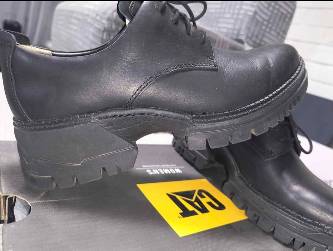 Zapatos formales negros CAT - miniatura 5