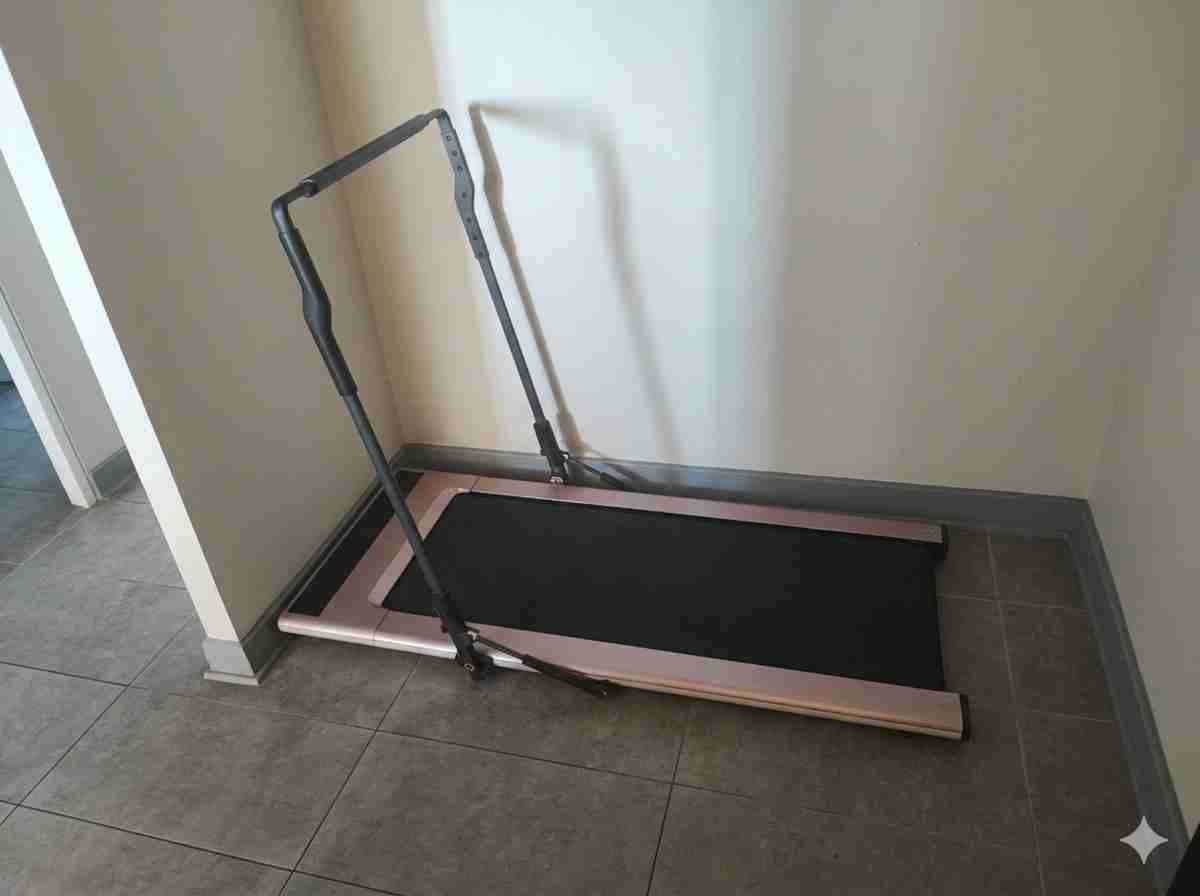 Cinta de correr compacta plegable