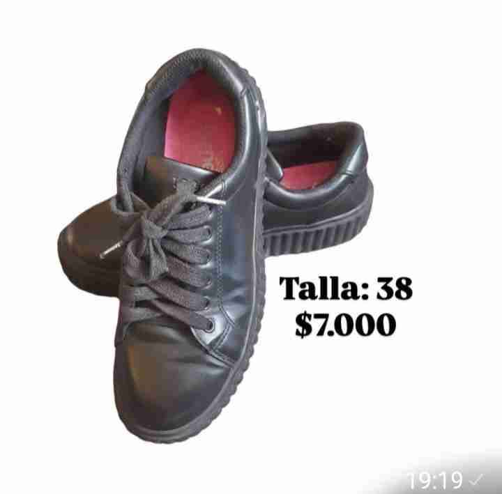 Zapatillas negras talla 38