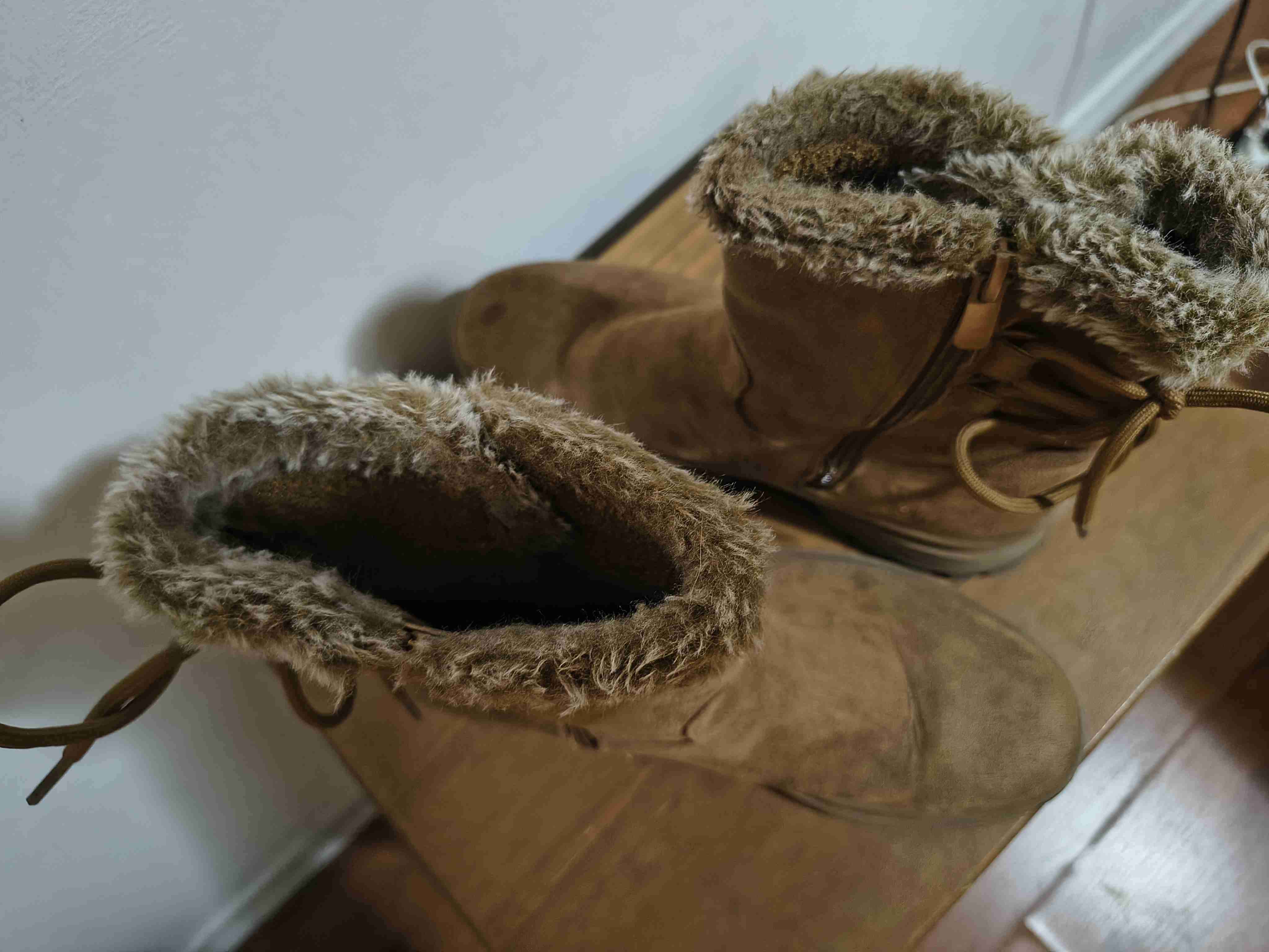 Botas de invierno café con forro weide - miniatura 4