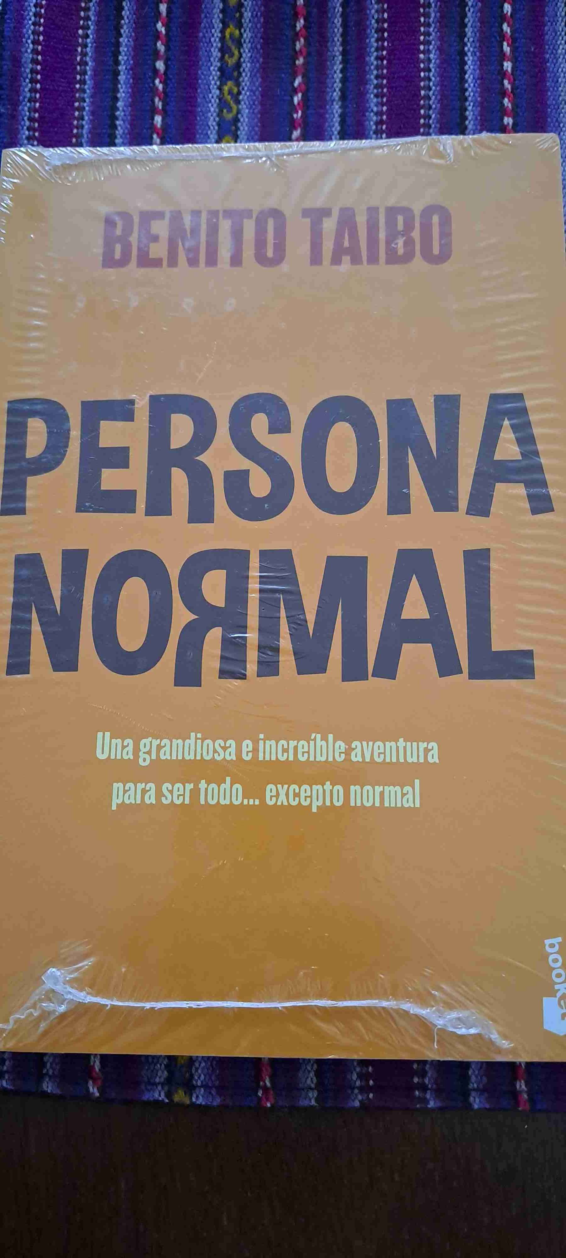 Libro 'Persona Normal' Benito Taibo
