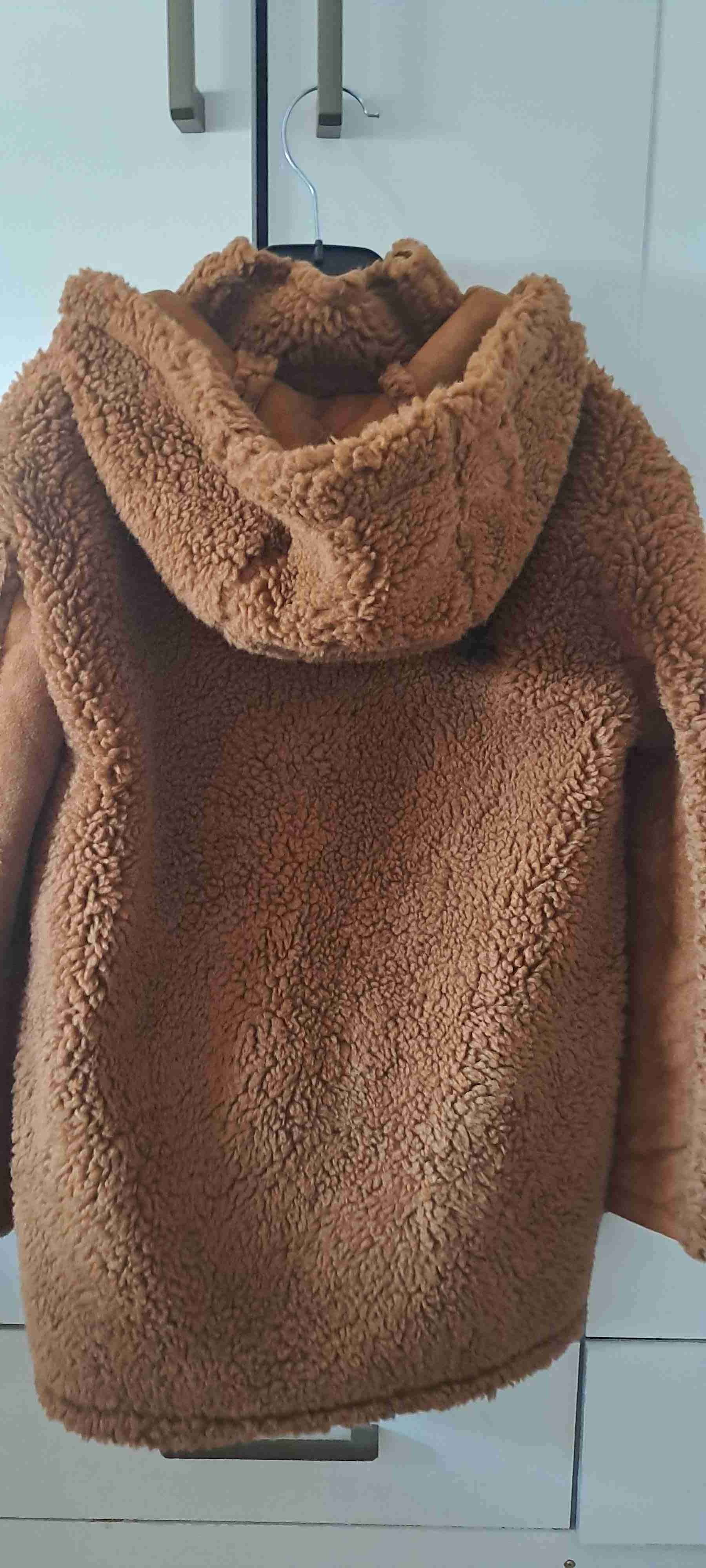 Abrigo de sherpa marrón - miniatura 3