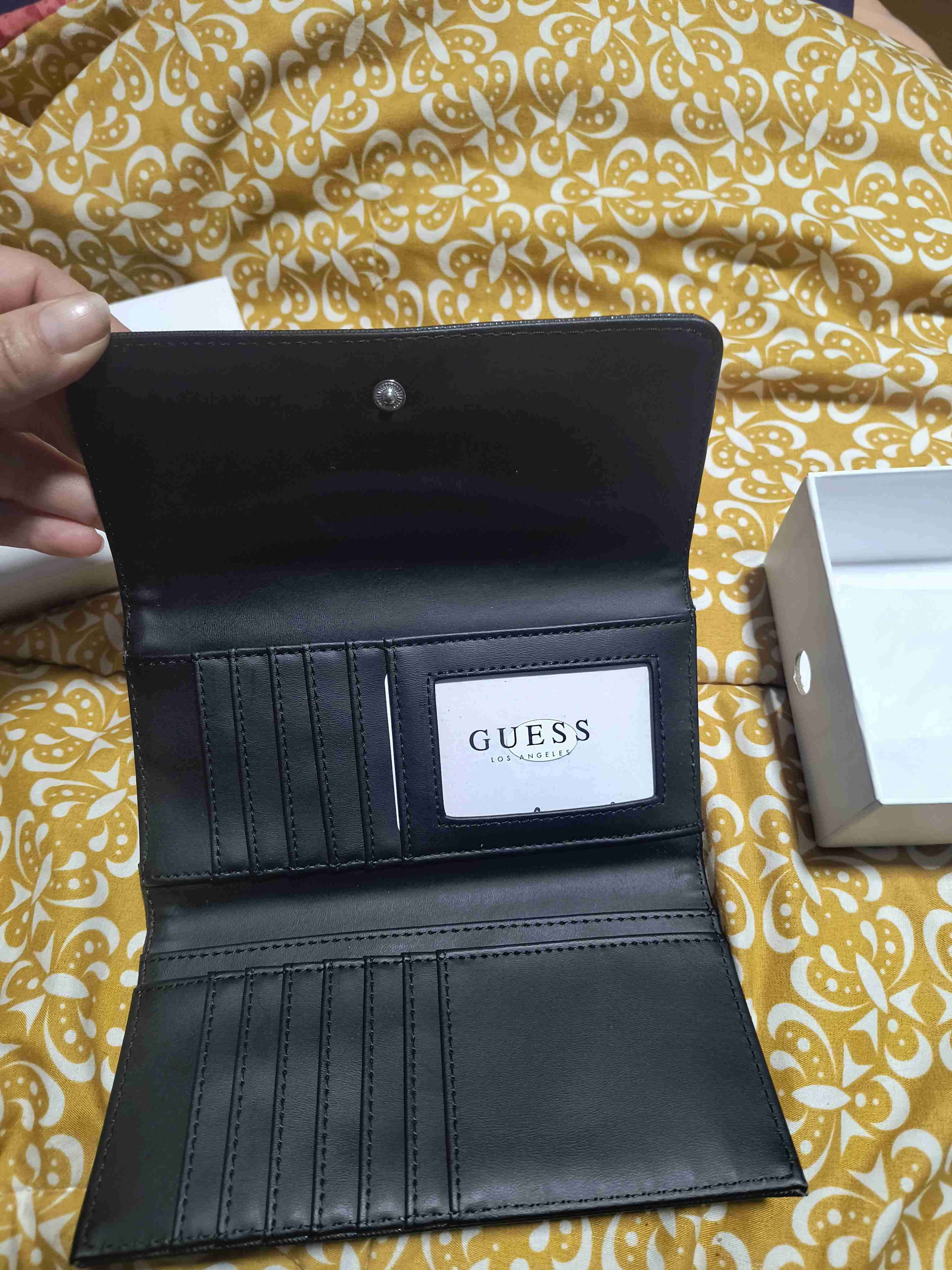Cartera negra Guess - miniatura 4