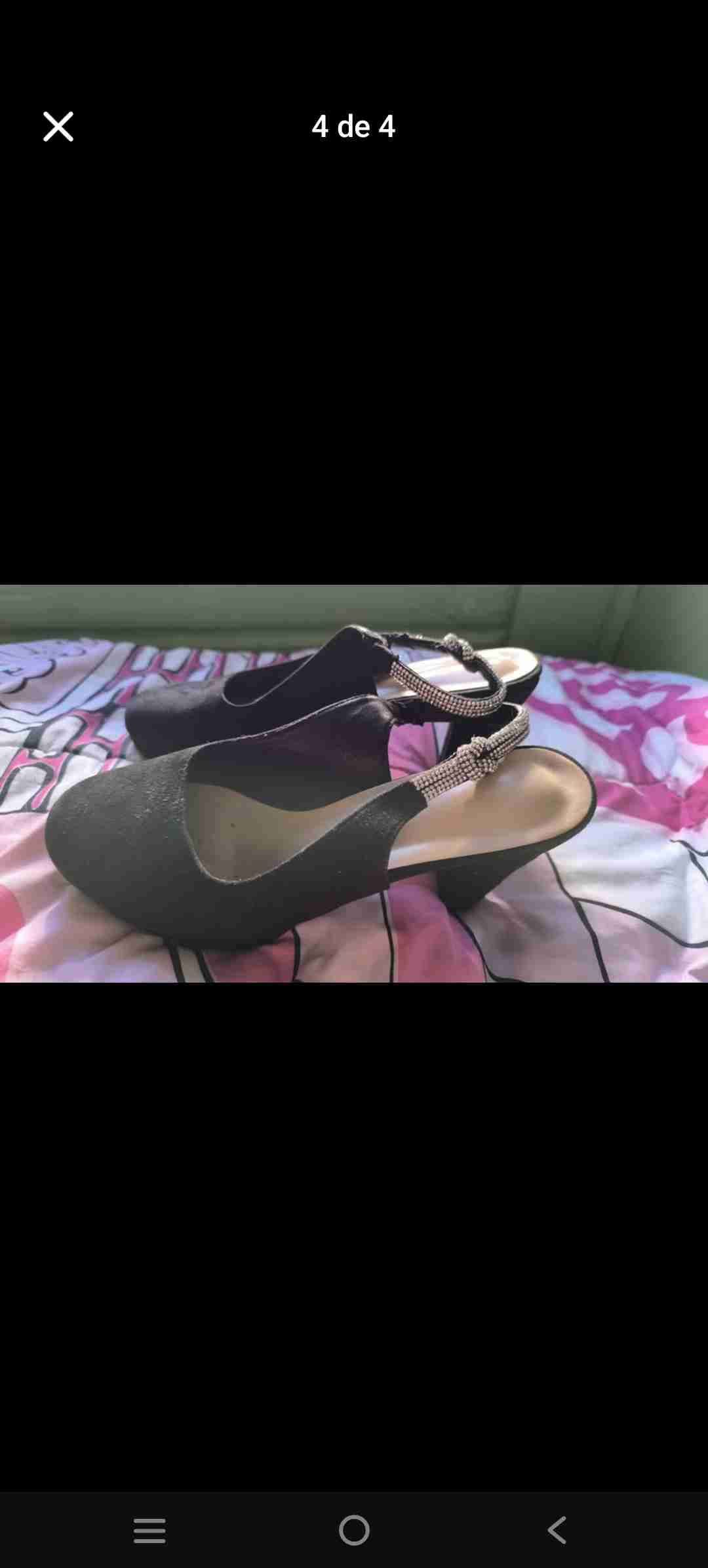 Tacones negros de gala - miniatura 2
