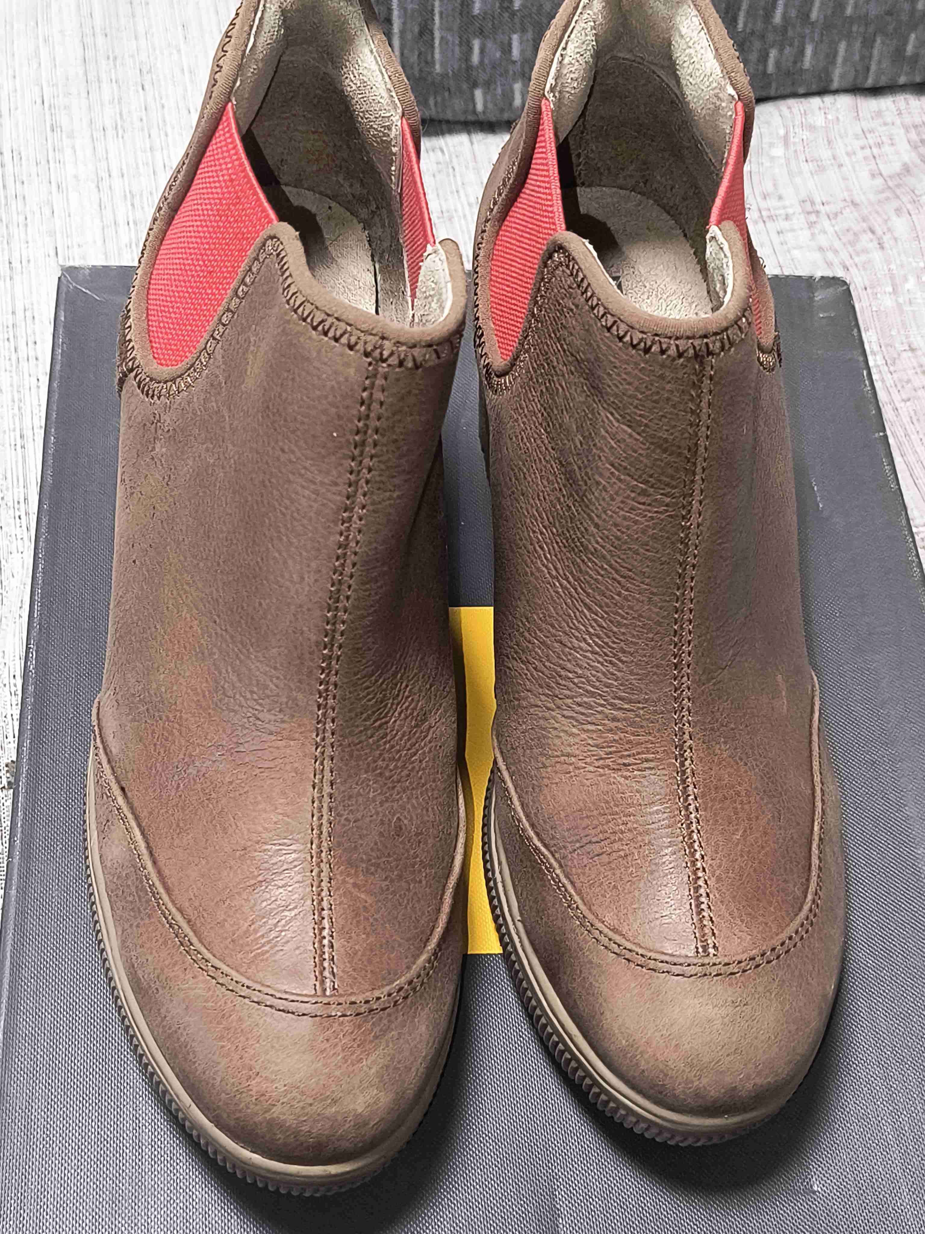 Botines CAT de cuero marrón - miniatura 3