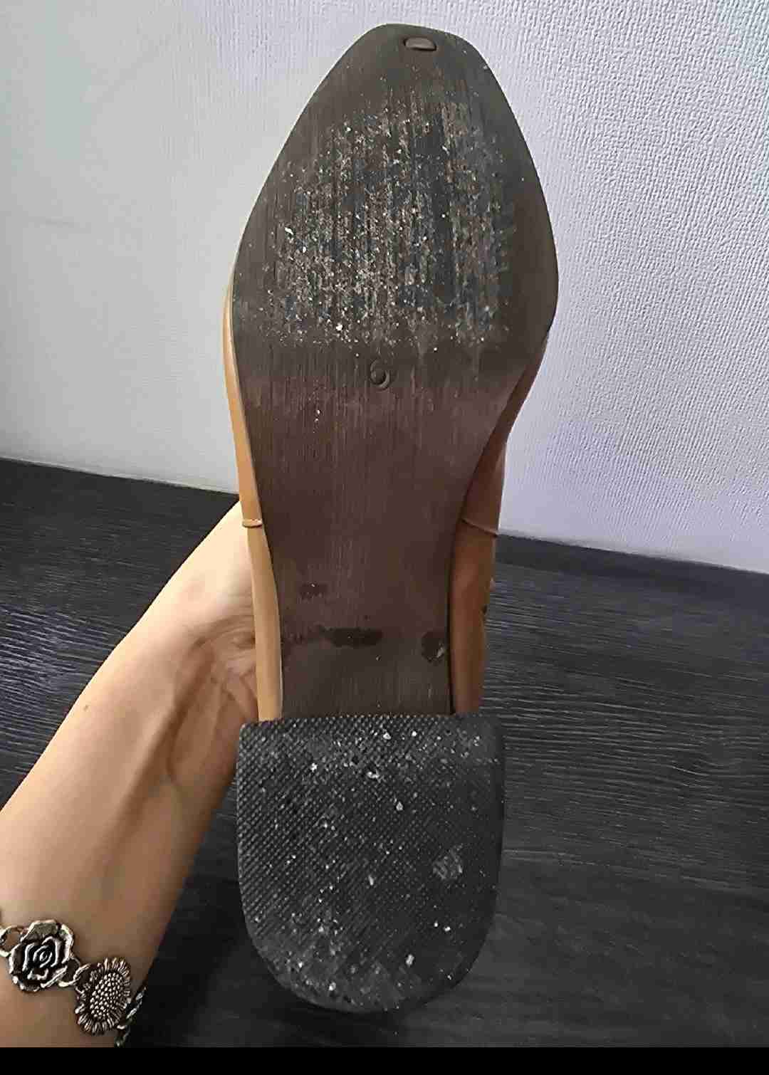 Botín cuero 36 marrón con hebilla - miniatura 5