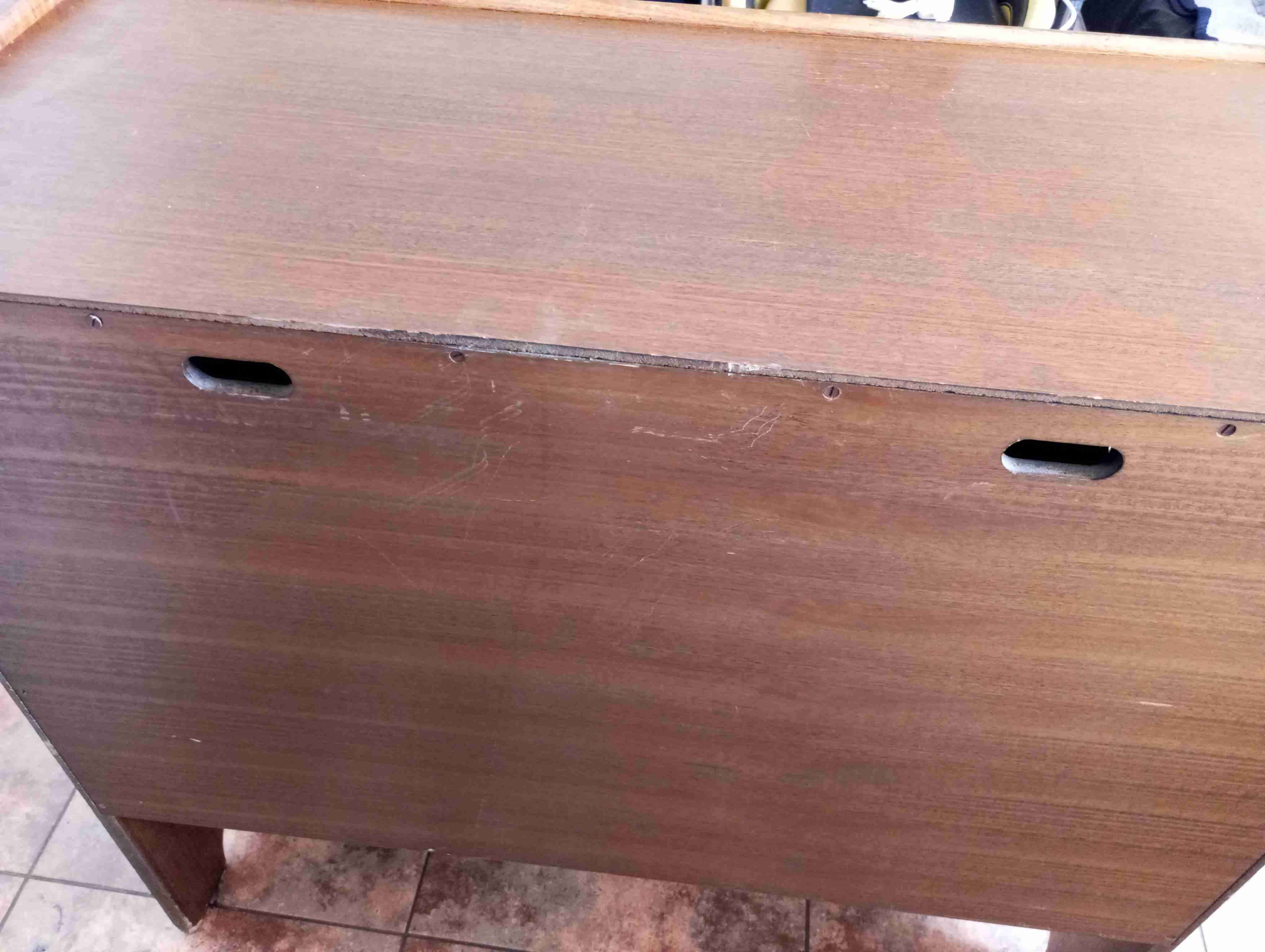 Escritorio vintage de madera - miniatura 3