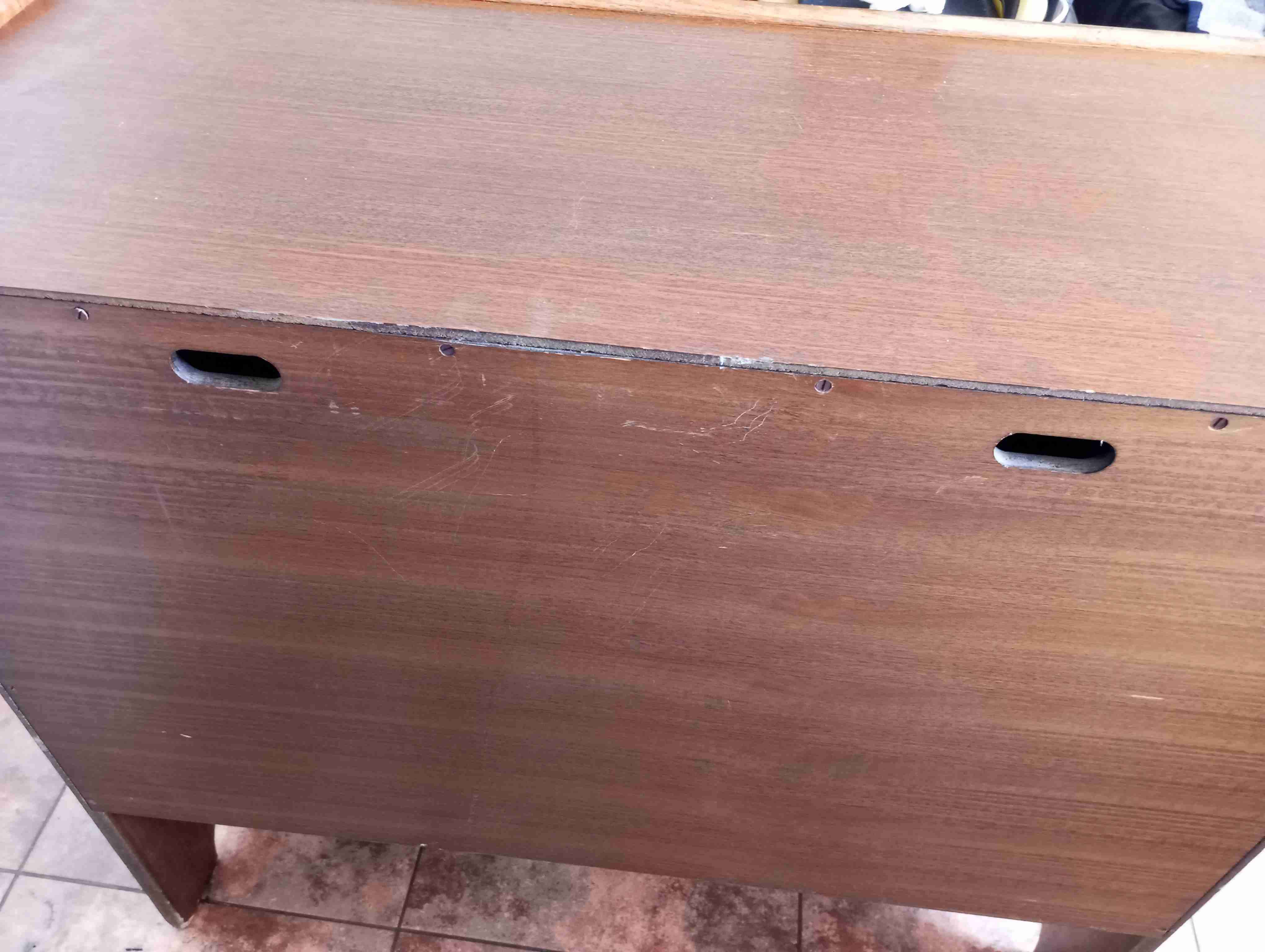 Escritorio vintage de madera - miniatura 4