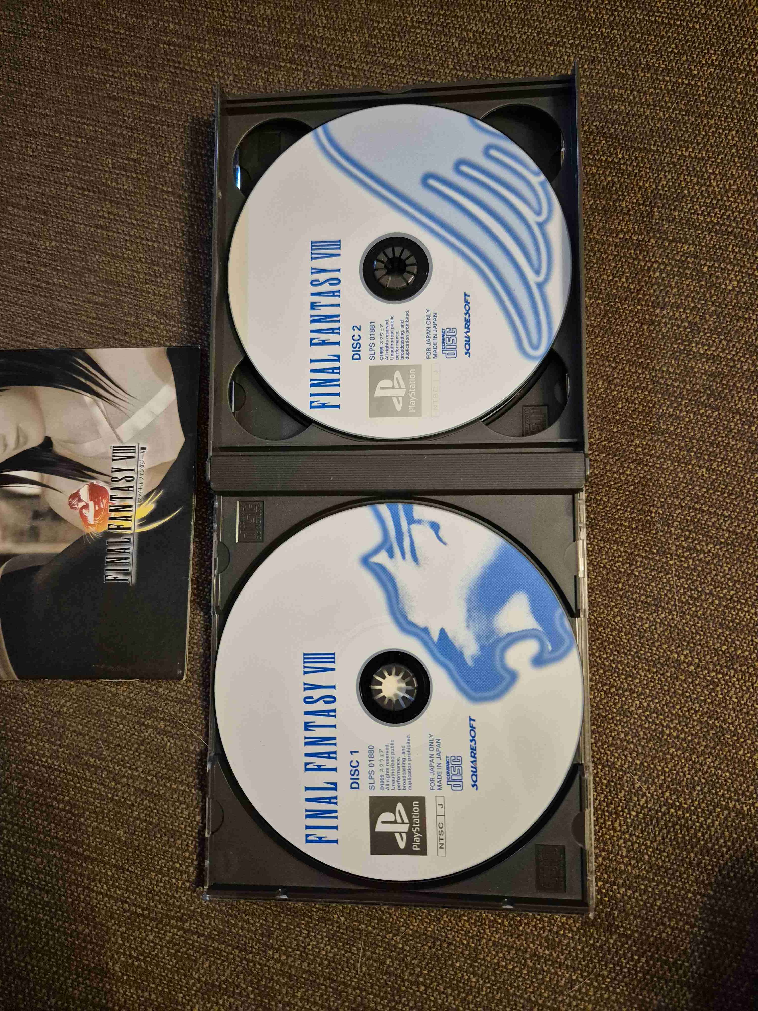 Final Fantasy VIII – PS1 (Original, 4 Discos, Japo - miniatura 4