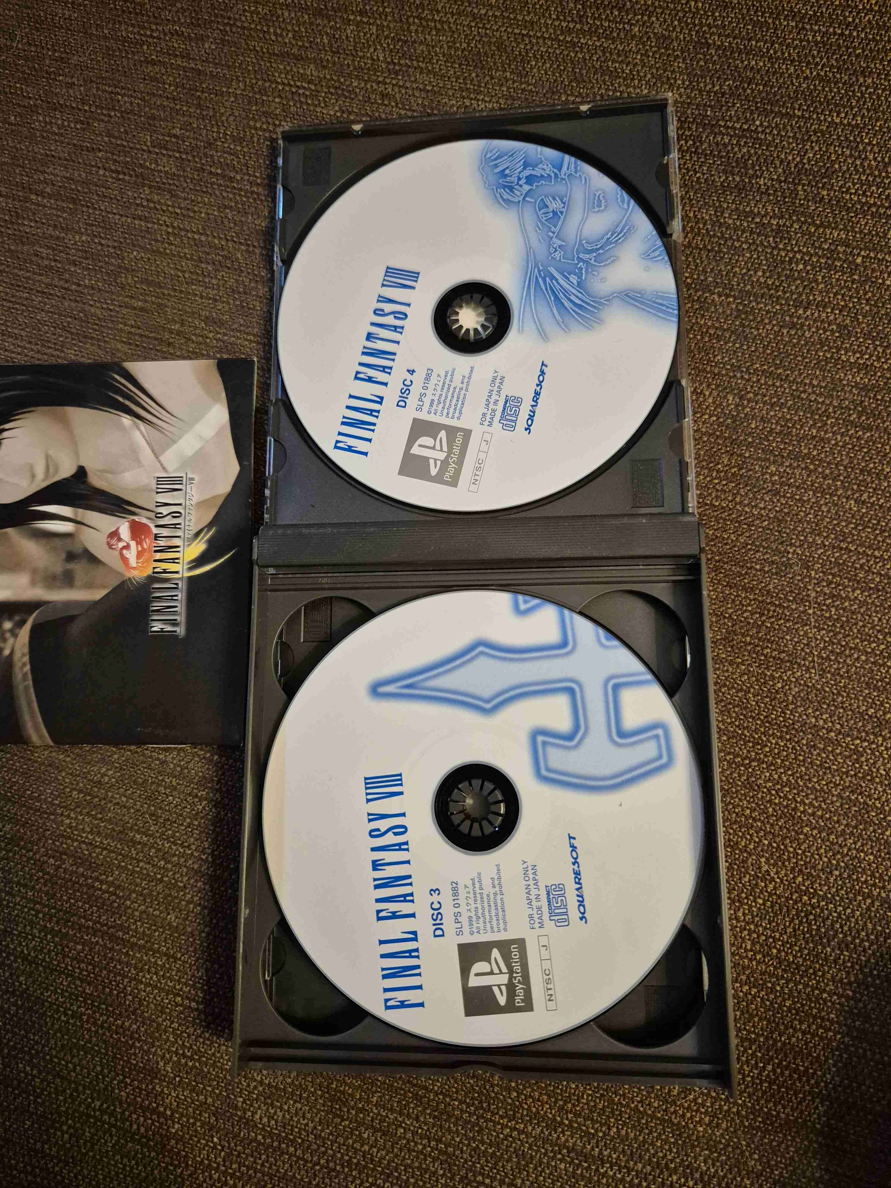 Final Fantasy VIII – PS1 (Original, 4 Discos, Japo - miniatura 5