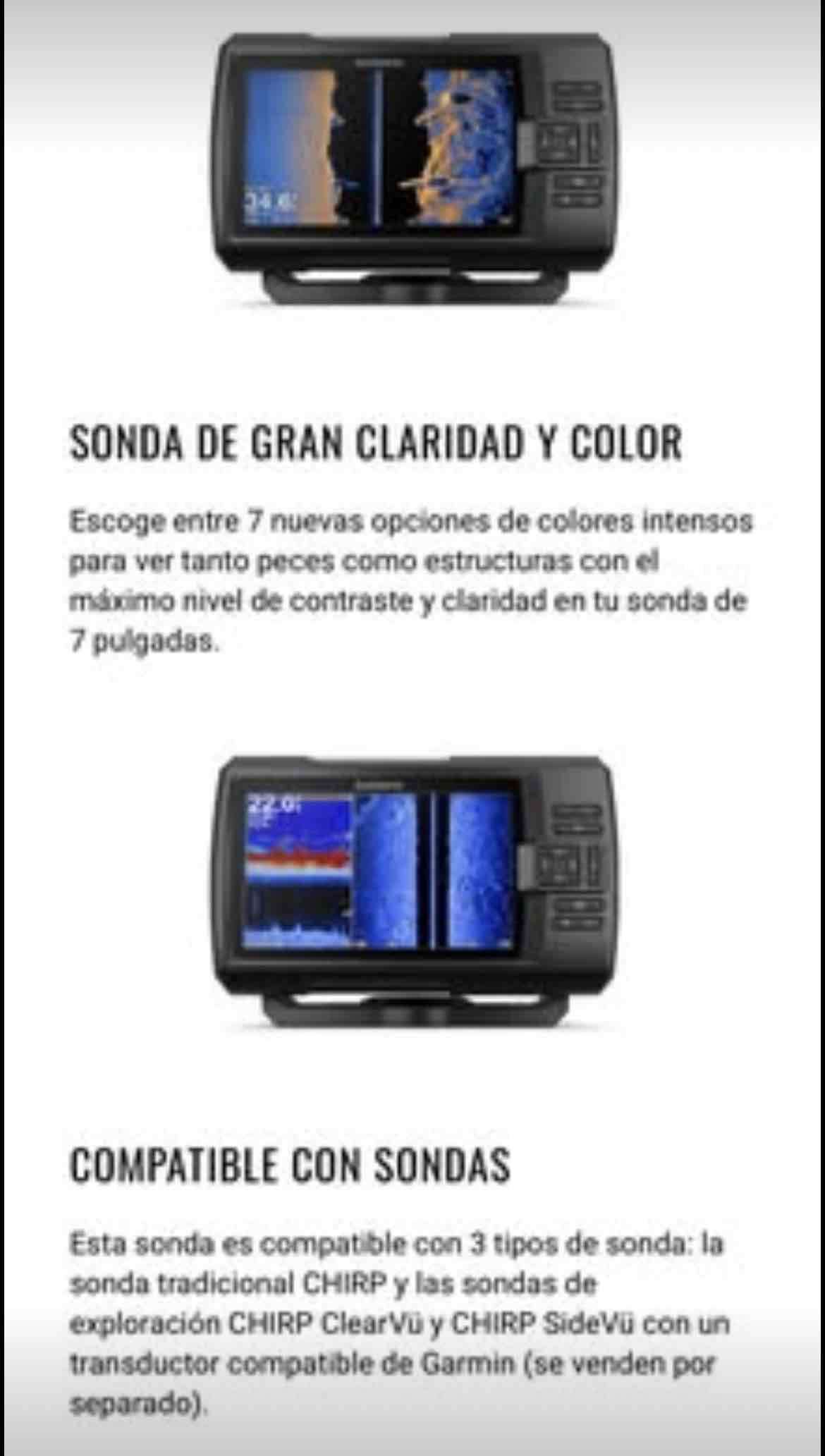 Sonar Garmin Striker Vivid 7SV - miniatura 2