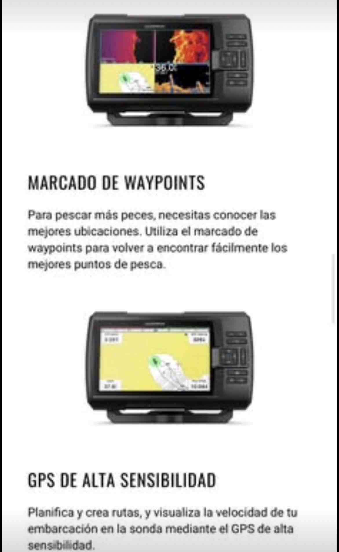 Sonar Garmin Striker Vivid 7SV - miniatura 3