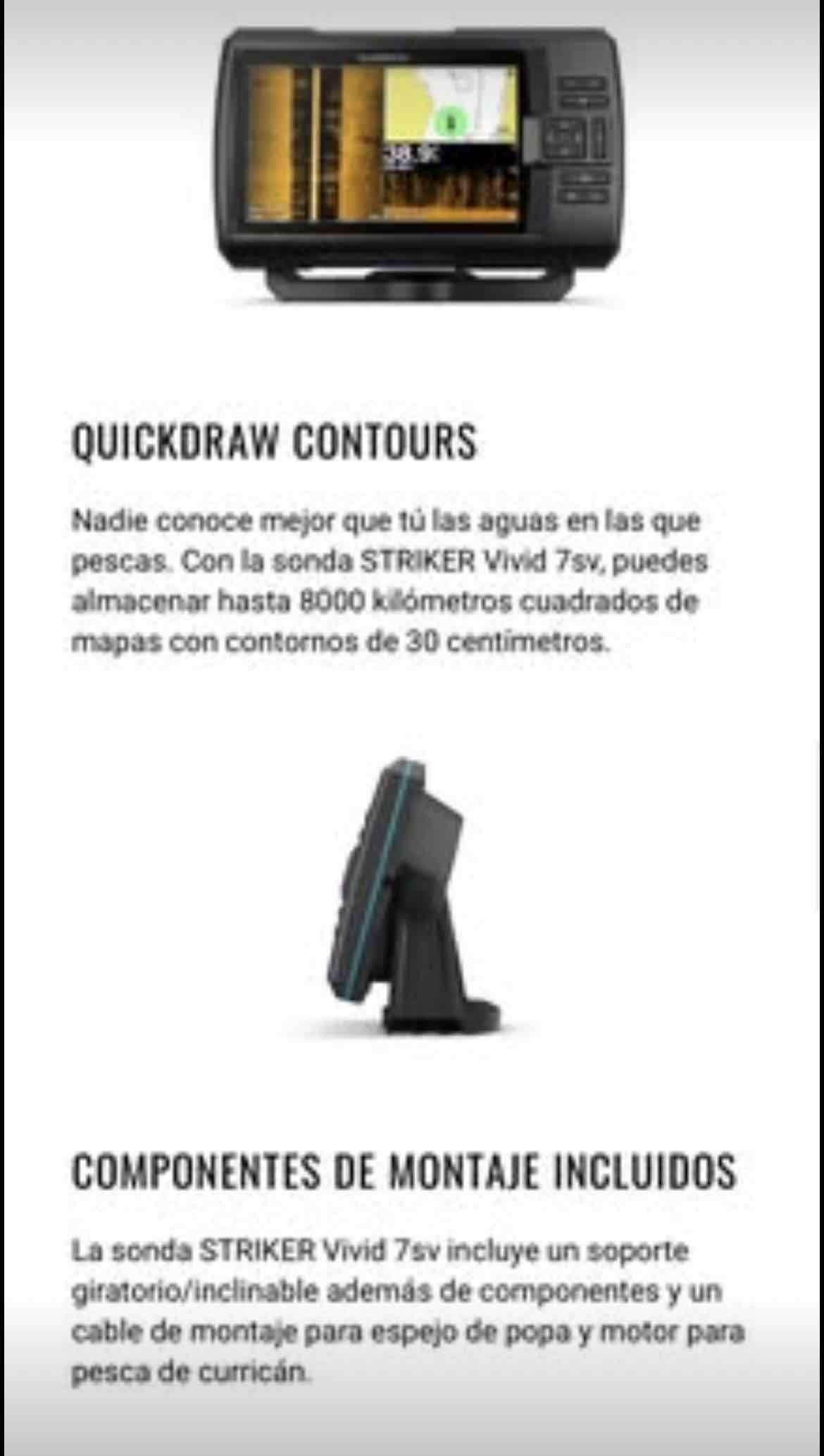 Sonar Garmin Striker Vivid 7SV - miniatura 4