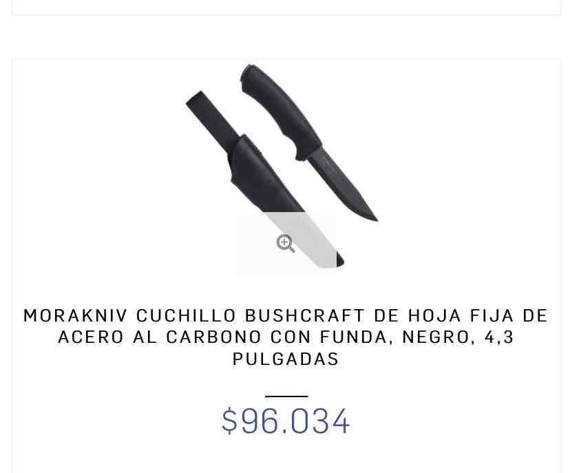 Cuchillo Morakniv con funda negra - miniatura 3