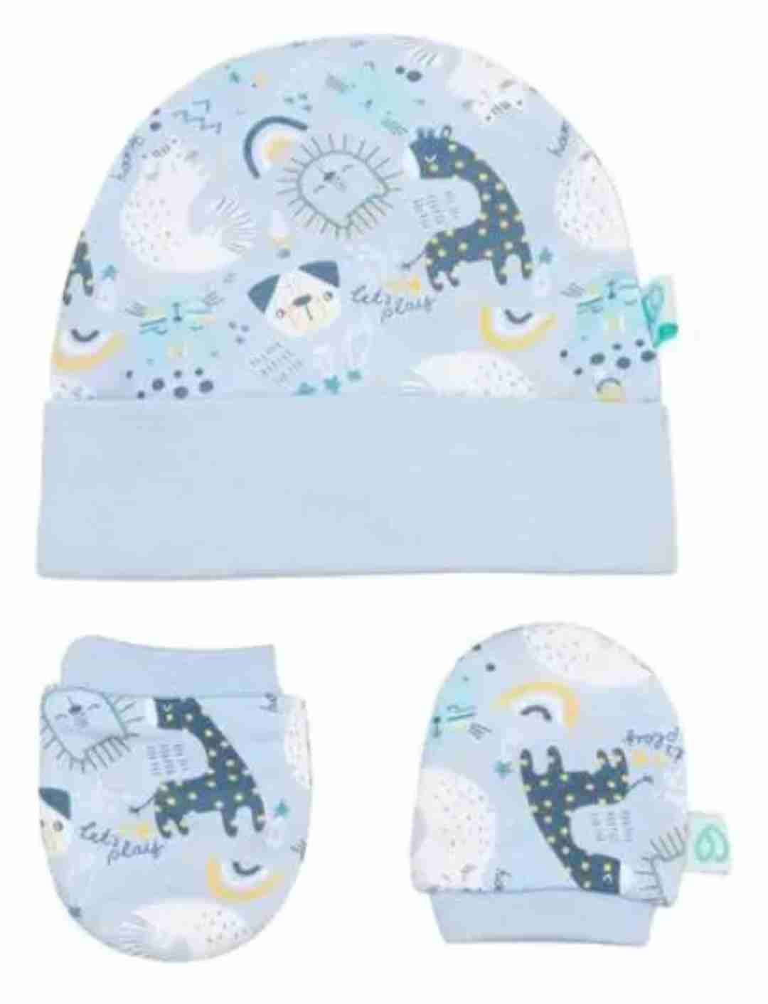 Set gorro y guantes para bebé