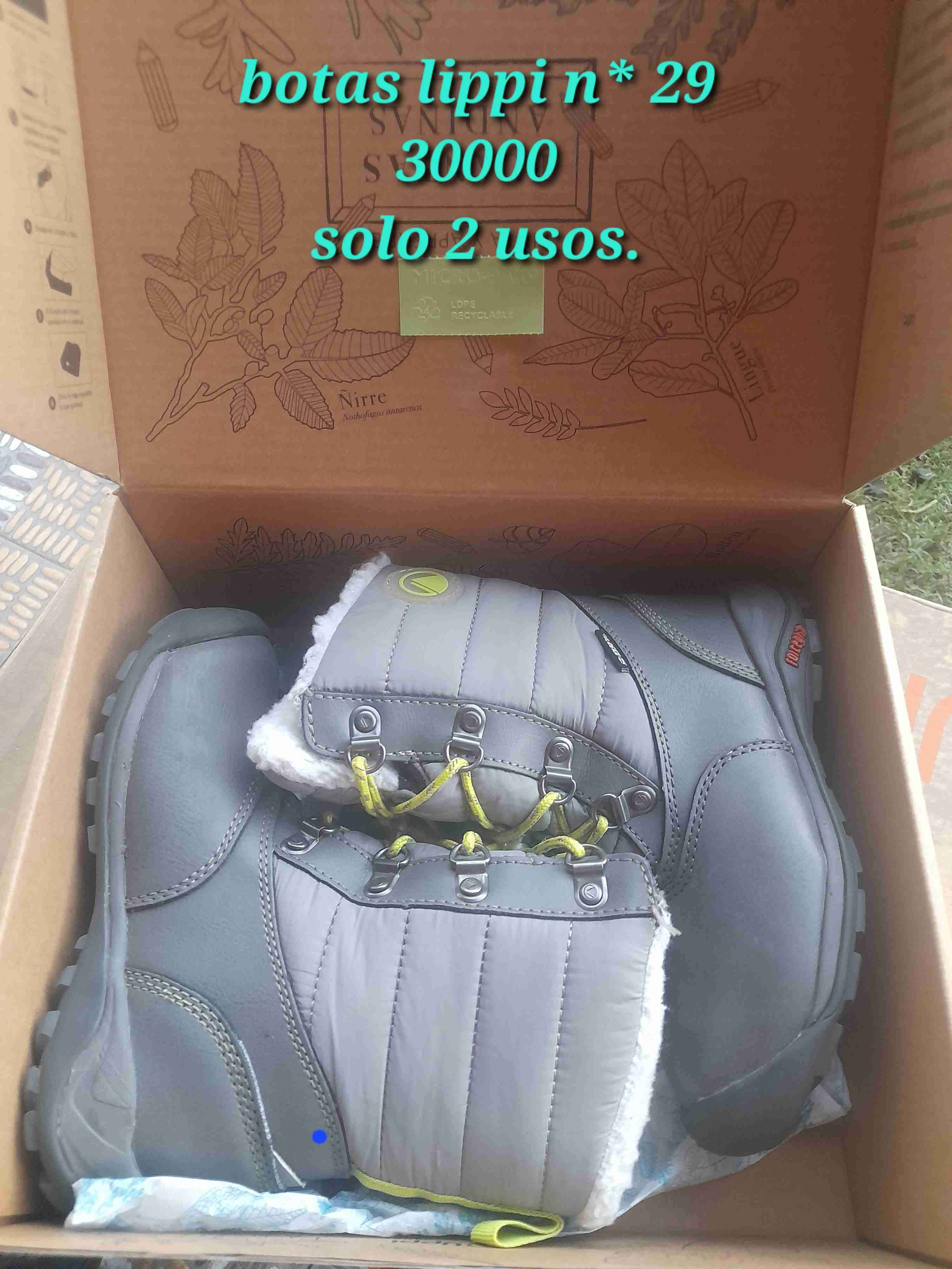 Botas Lippi talla 29, gris