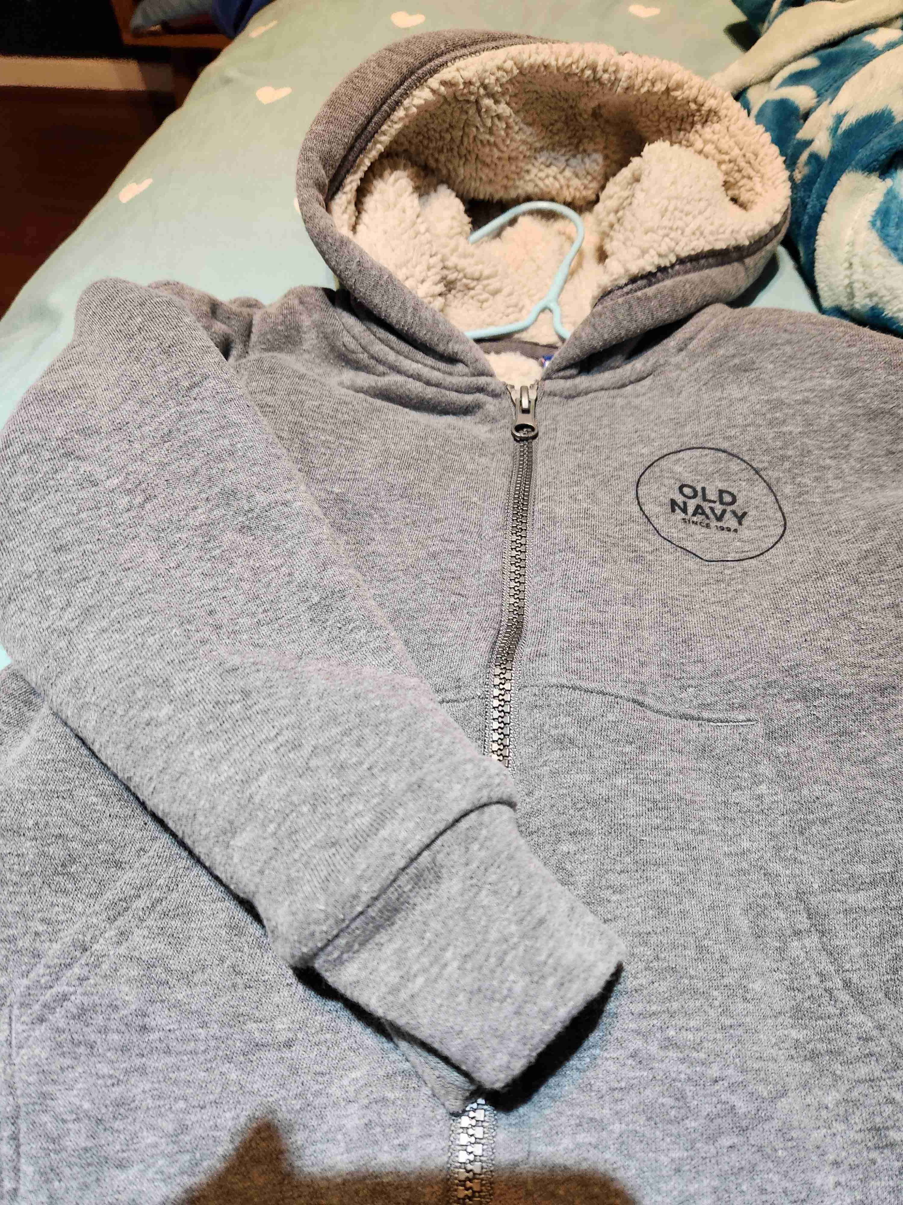 Polerón gris con capucha Old Navy - miniatura 2