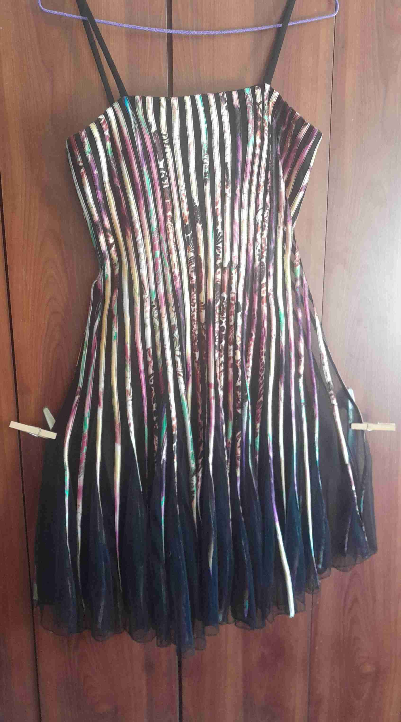 Vestido de fiesta multicolor