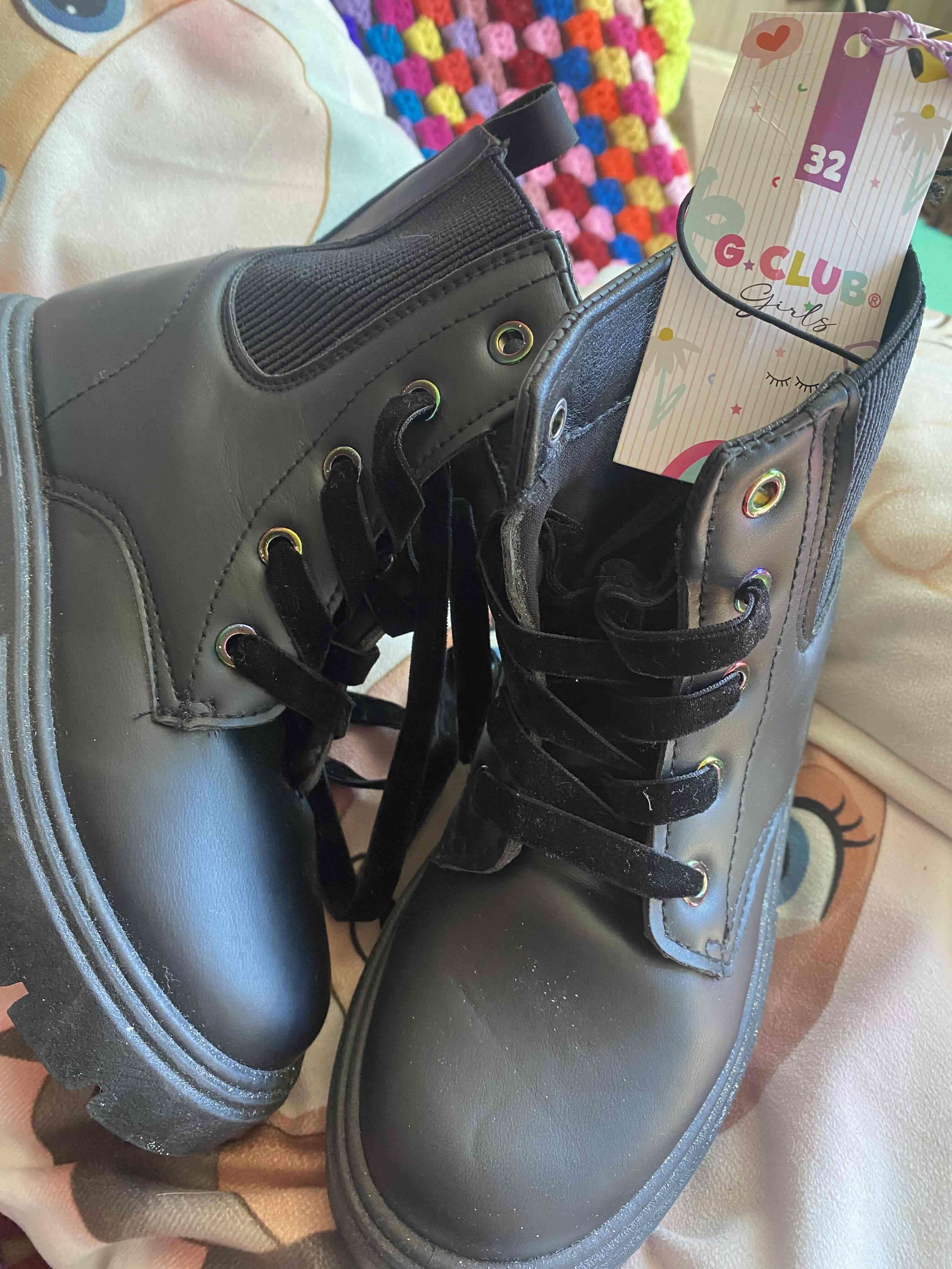 Botines negros talla 32 niña