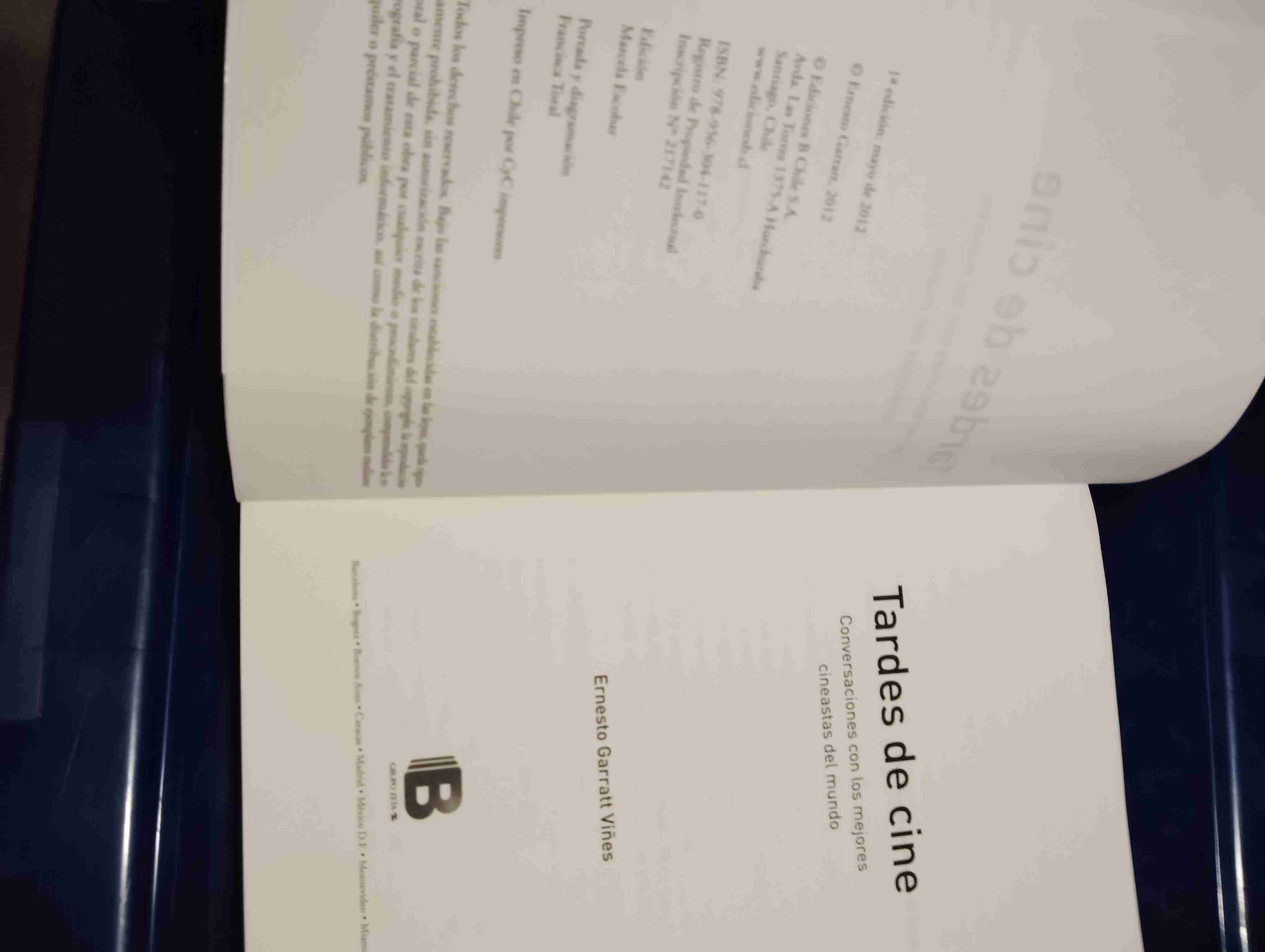 Libro 'Tardes de Cine' de Ernesto Garratt - miniatura 4