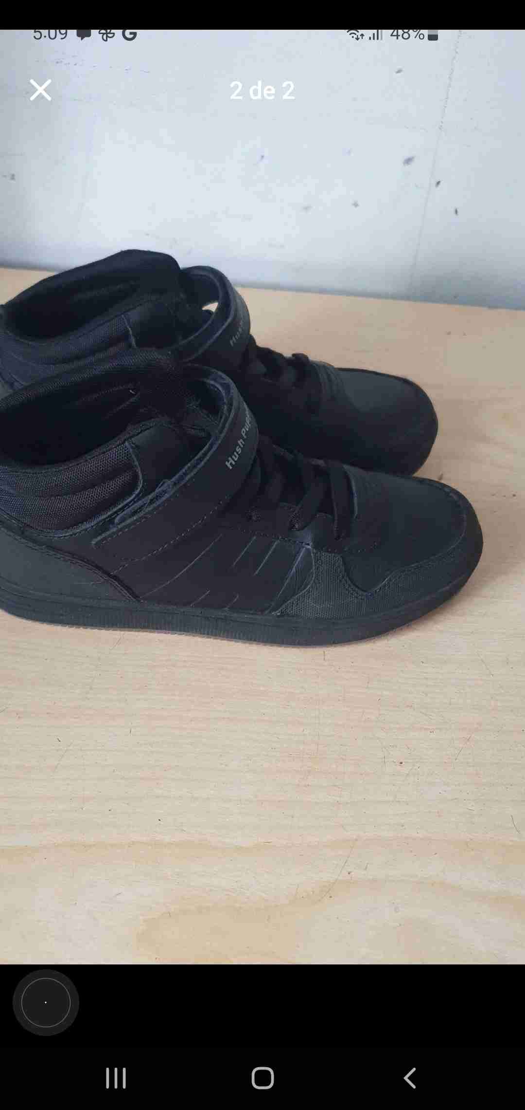 Zapatillas negras Hush Puppies