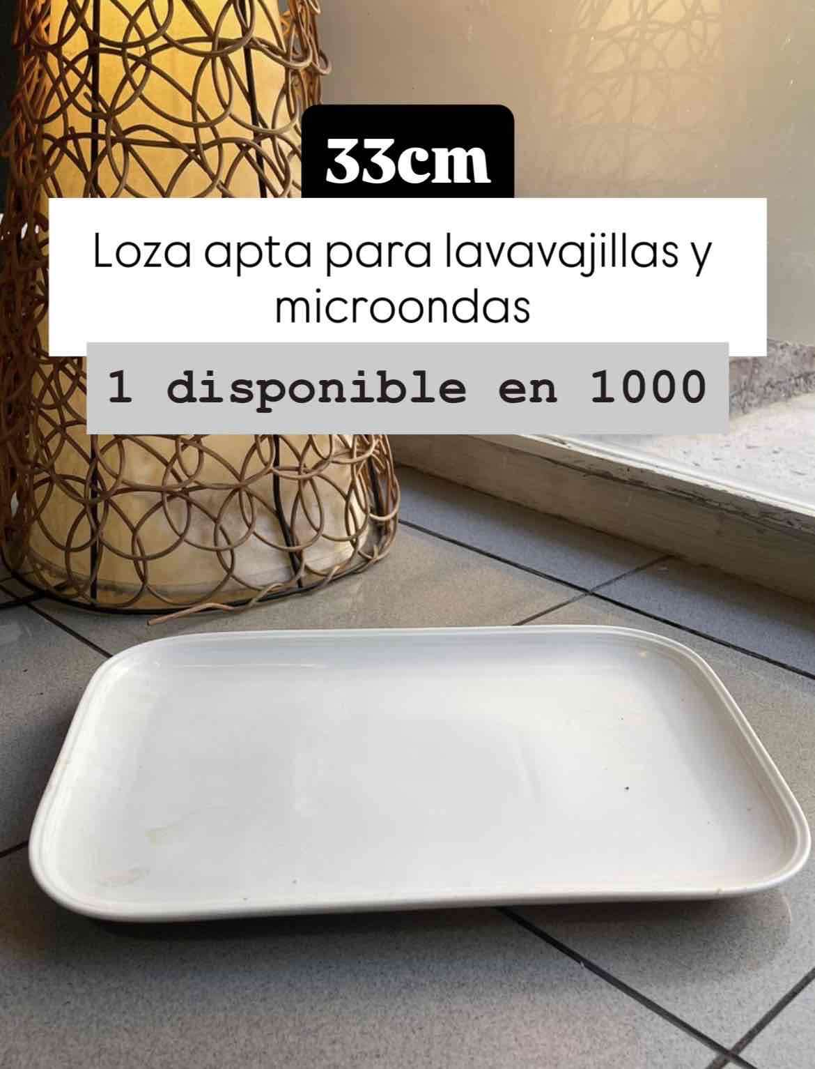 Platos cuadrados de loza 26 cm - miniatura 4